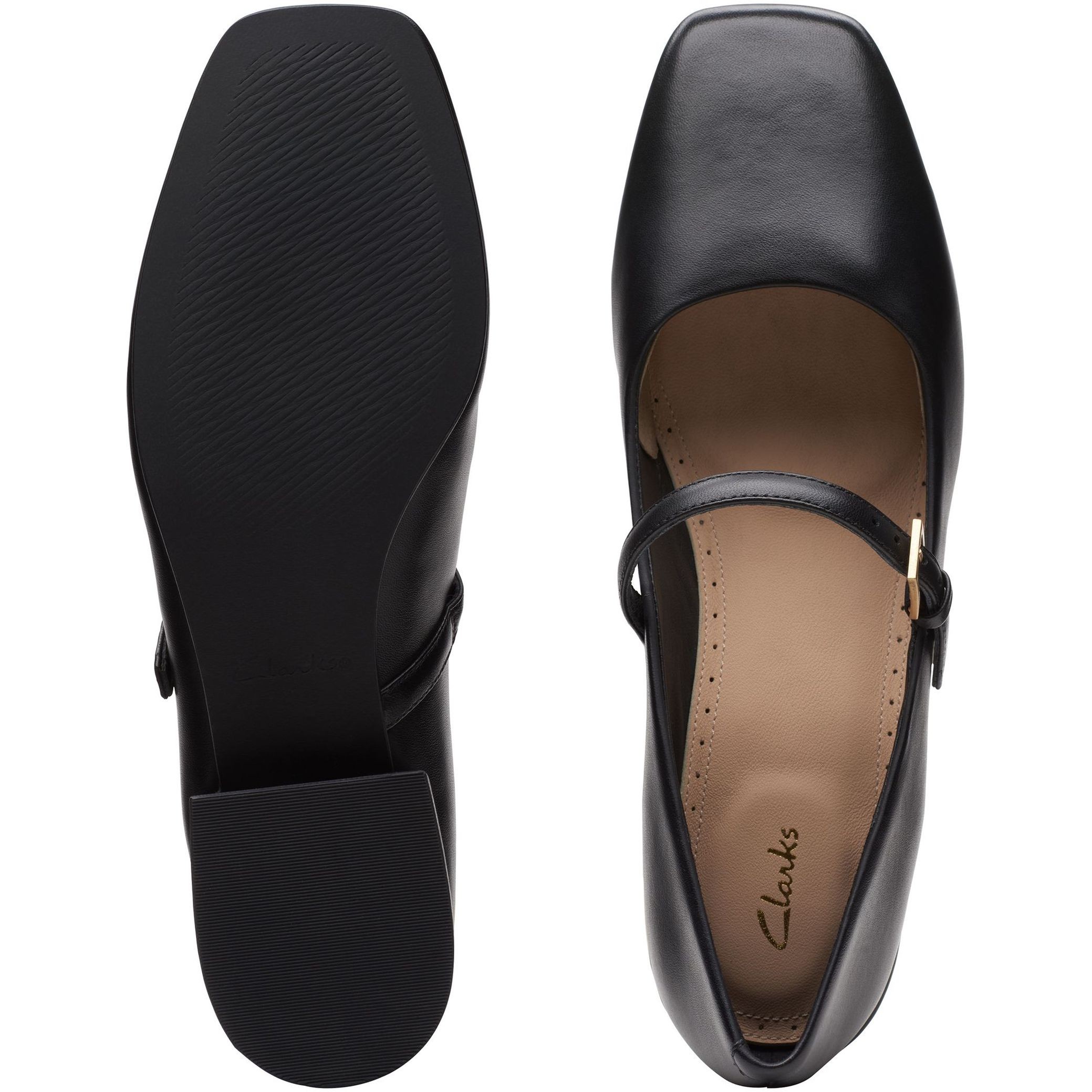 CLARKS Klasikiniai batai moterims, Juoda, Seren30 Buckle formal 7