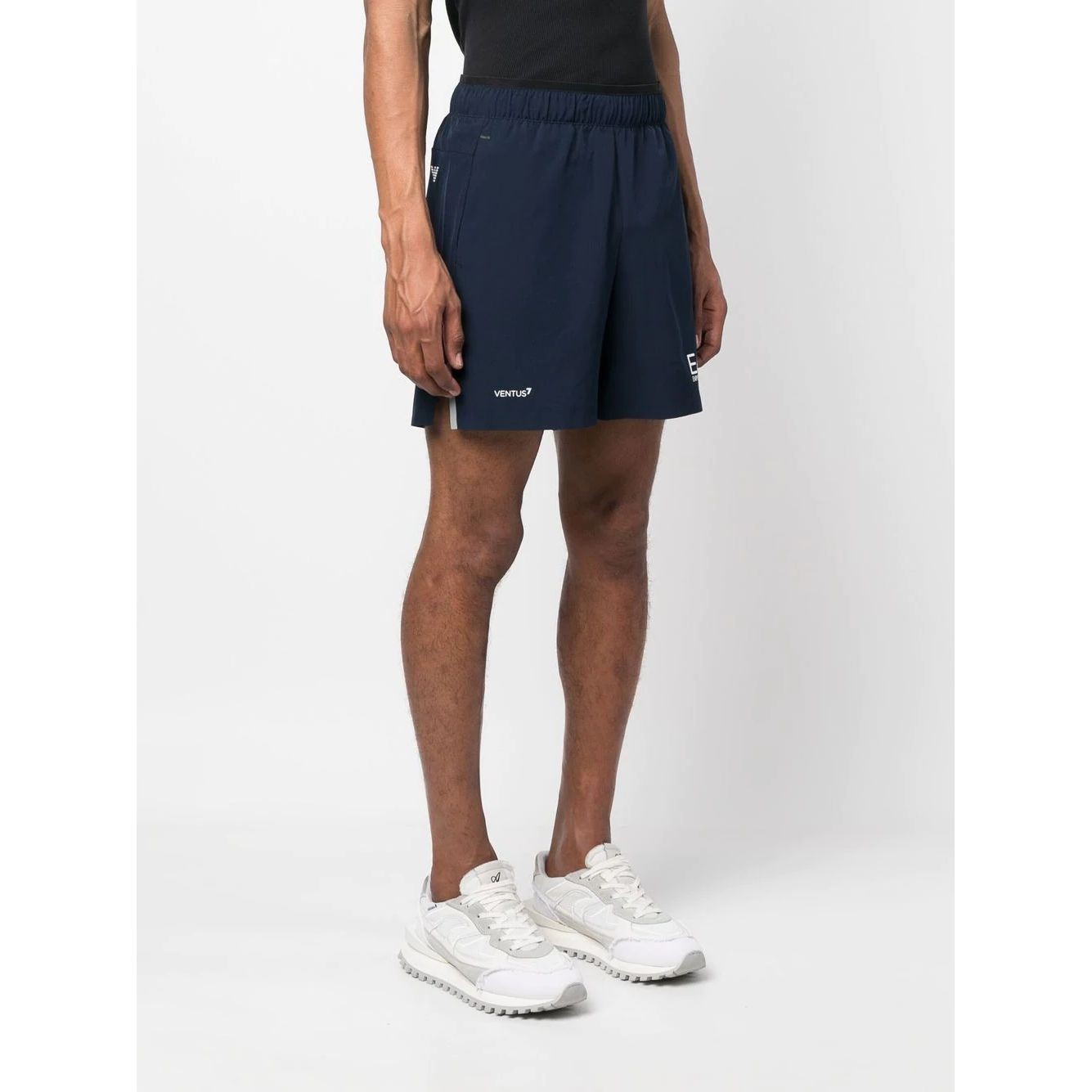 EA7 Šortai vyrams, Mėlyna, Shorts 2