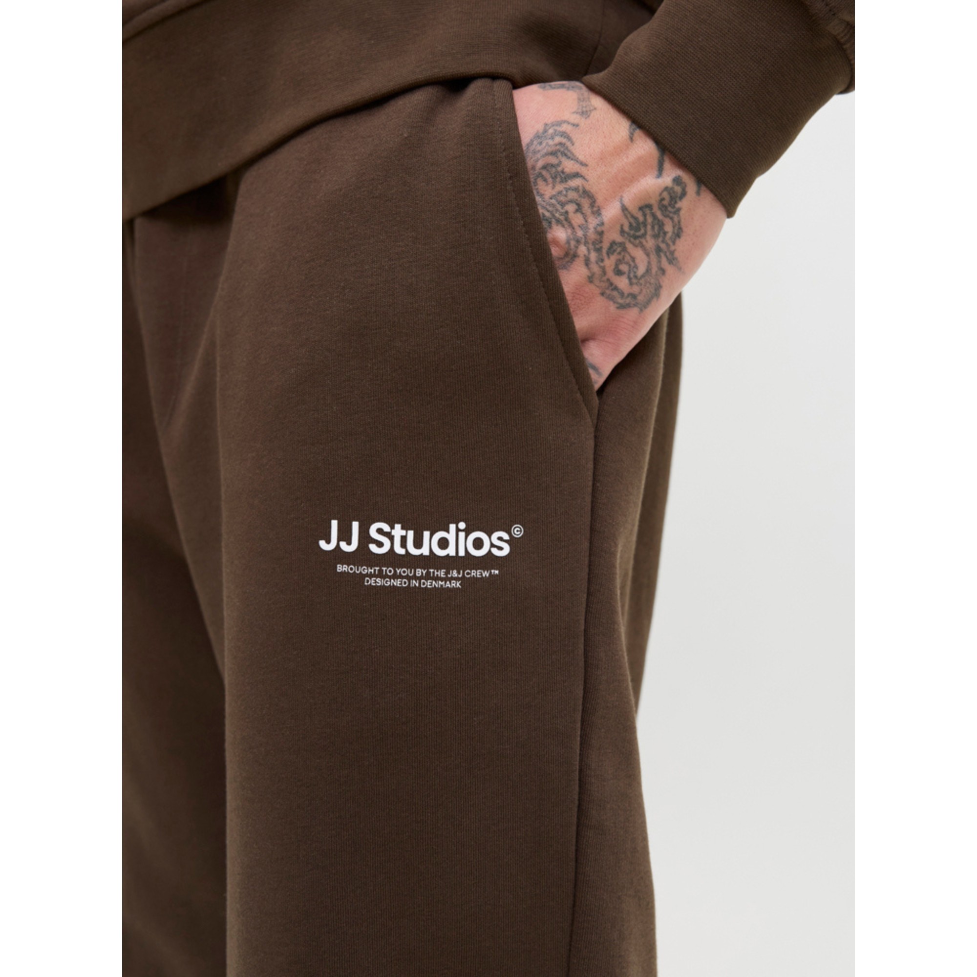 JACK & JONES Laisvalaikio kelnės vyrams, Ruda, Kane sweat pants 4