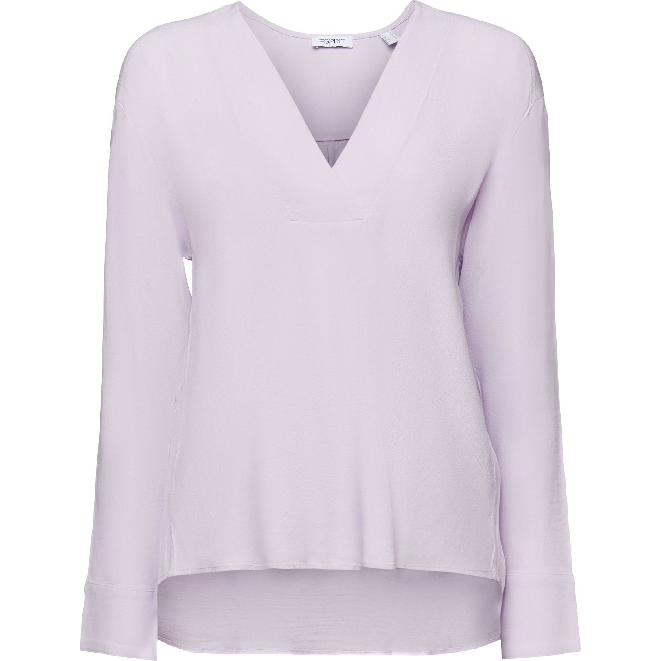 ESPRIT Palaidinės moterims, purple, Cr?pe V-Neck Blouse 1