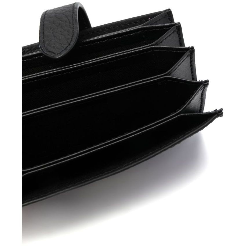 BALDININI Piniginė moterims, Juoda, Cc holder grain wallet 838 3