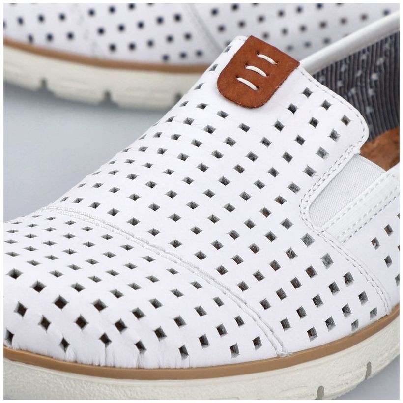 RIEKER Basutės moterims, Balta, SANDALS 8