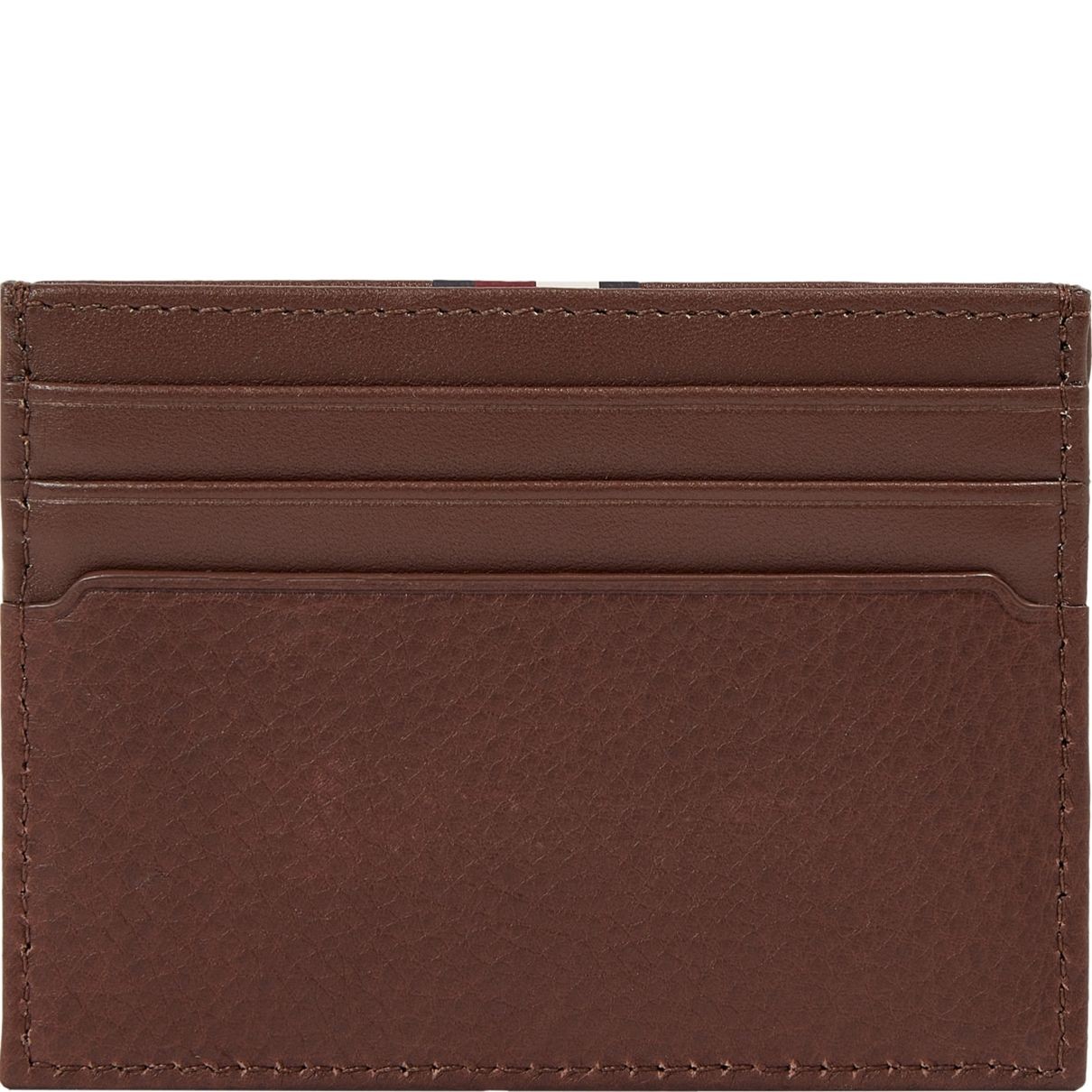 TOMMY HILFIGER Piniginė vyrams, Ruda, Prem cc holder 2