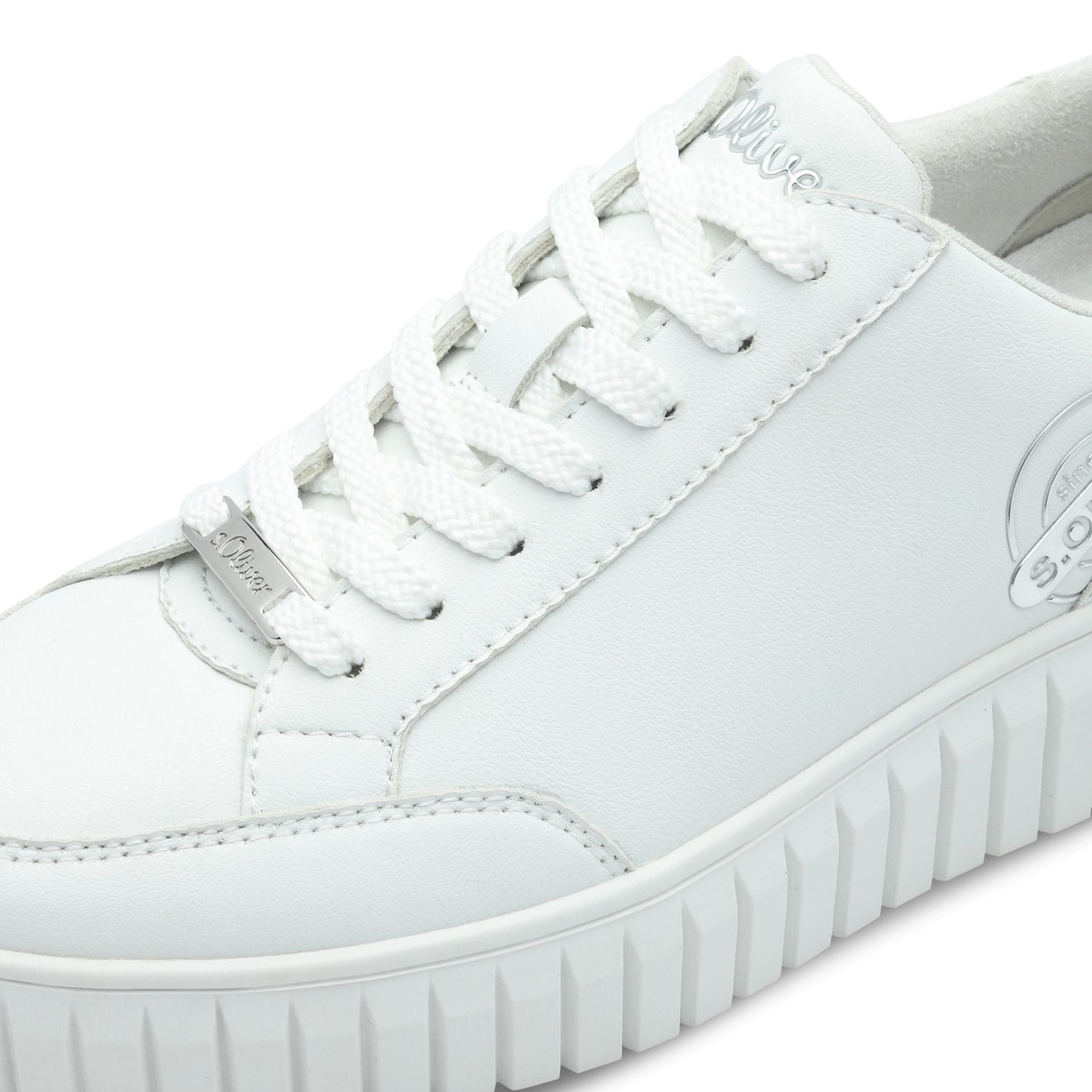 S.OLIVER Laisvalaikio bateliai moterims, Balta, Women Lace-upp 6