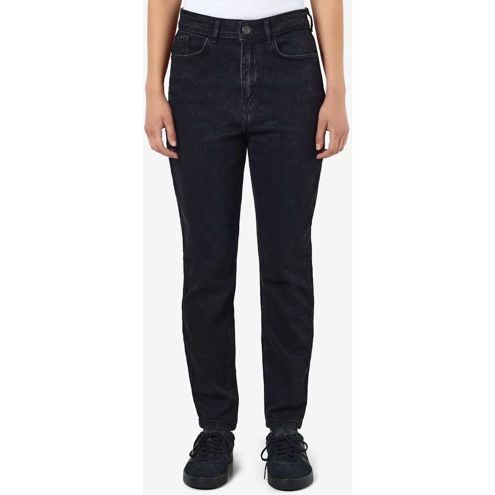 NOISY MAY Slim džinsai moterims, Juoda, NMKATY HW SLIM MOM A 8