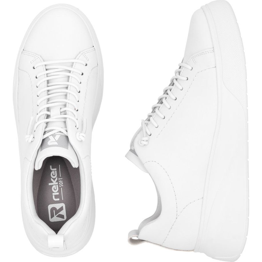 RIEKER Laisvalaikio bateliai moterims, Balta, Sneakers 8