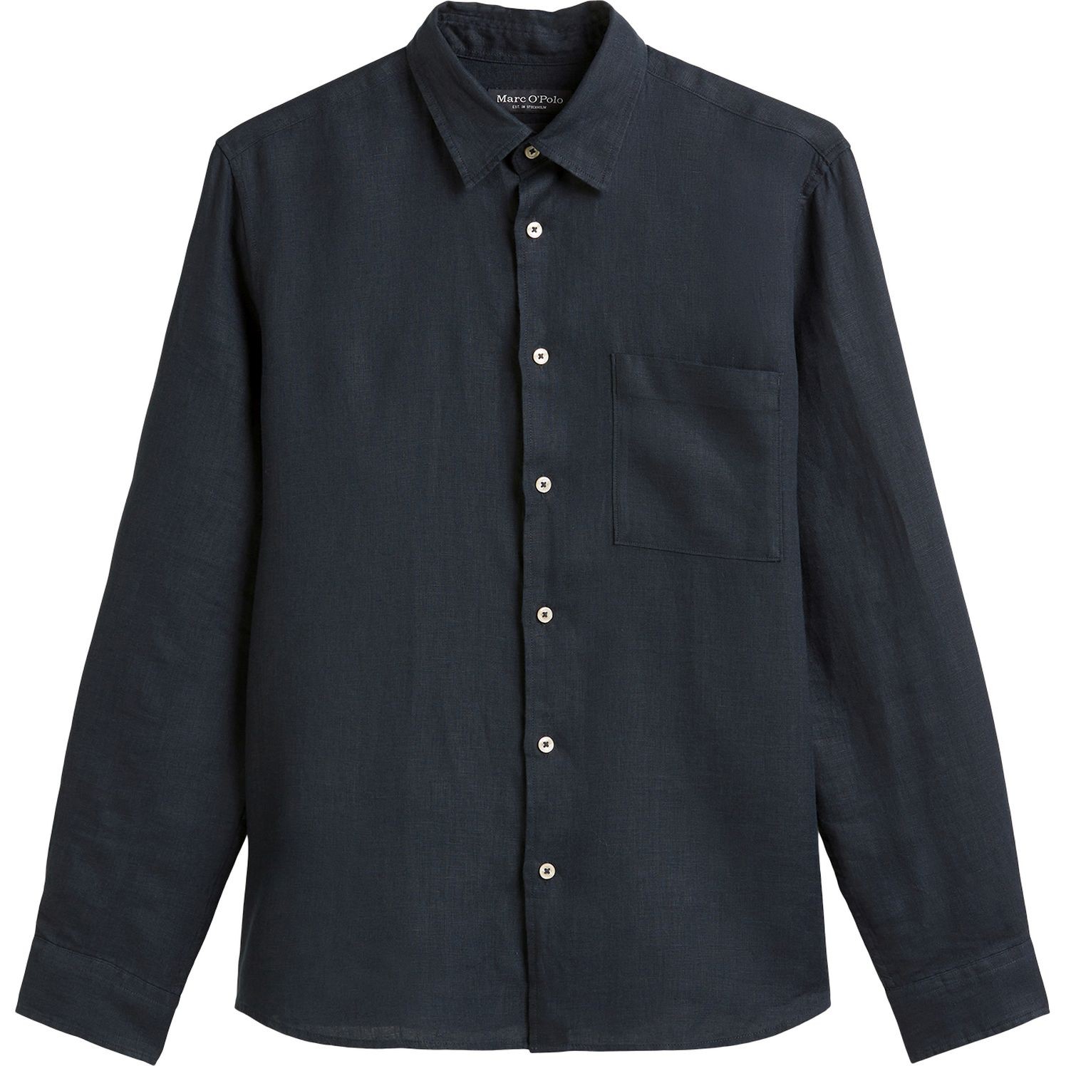 MARC O'POLO Marškiniai ilgomis rankovėmis vyrams, Mėlyna, Shirts lon M23742842318 1