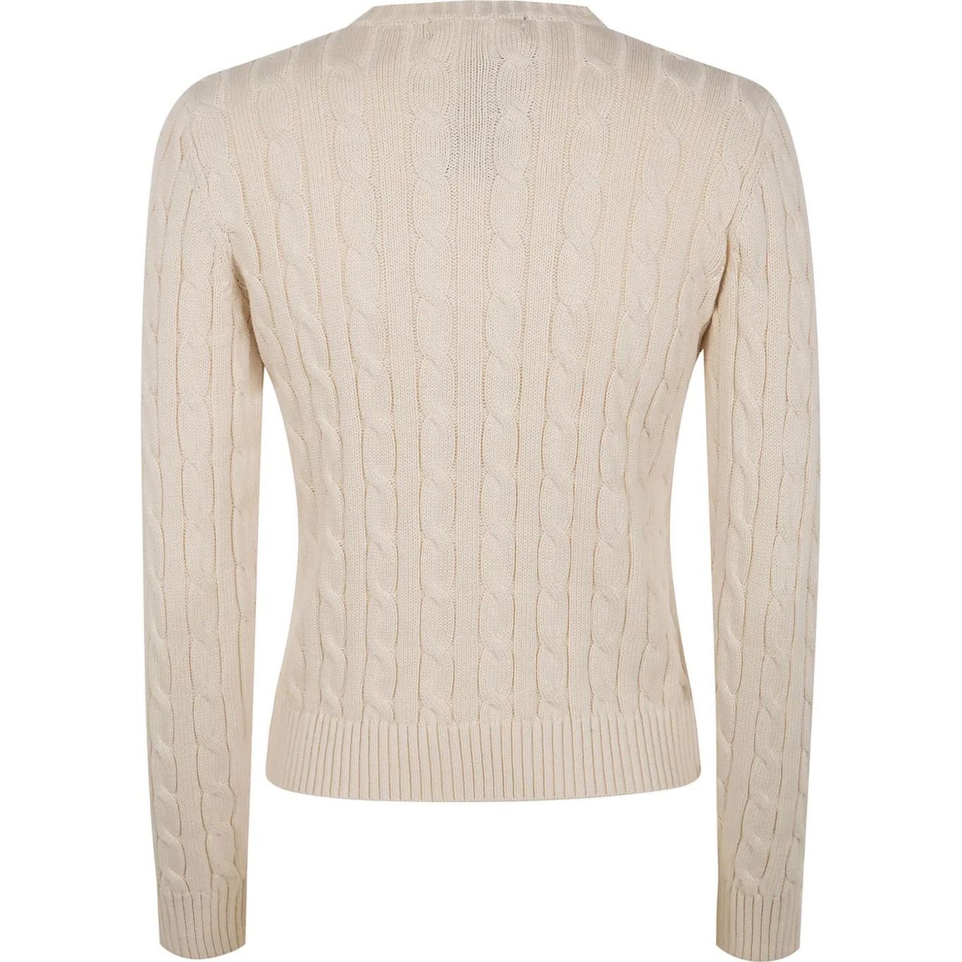 LAUREN RALPH LAUREN Kardiganas moterims, Smėlio, Ralhan long sleeve cardigan 2