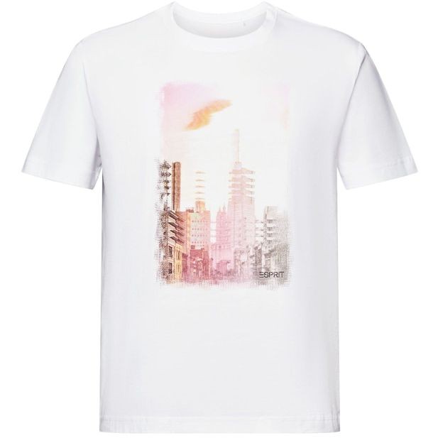 ESPRIT Marškinėliai vyrams, Balta, Sus T-Shirts 1