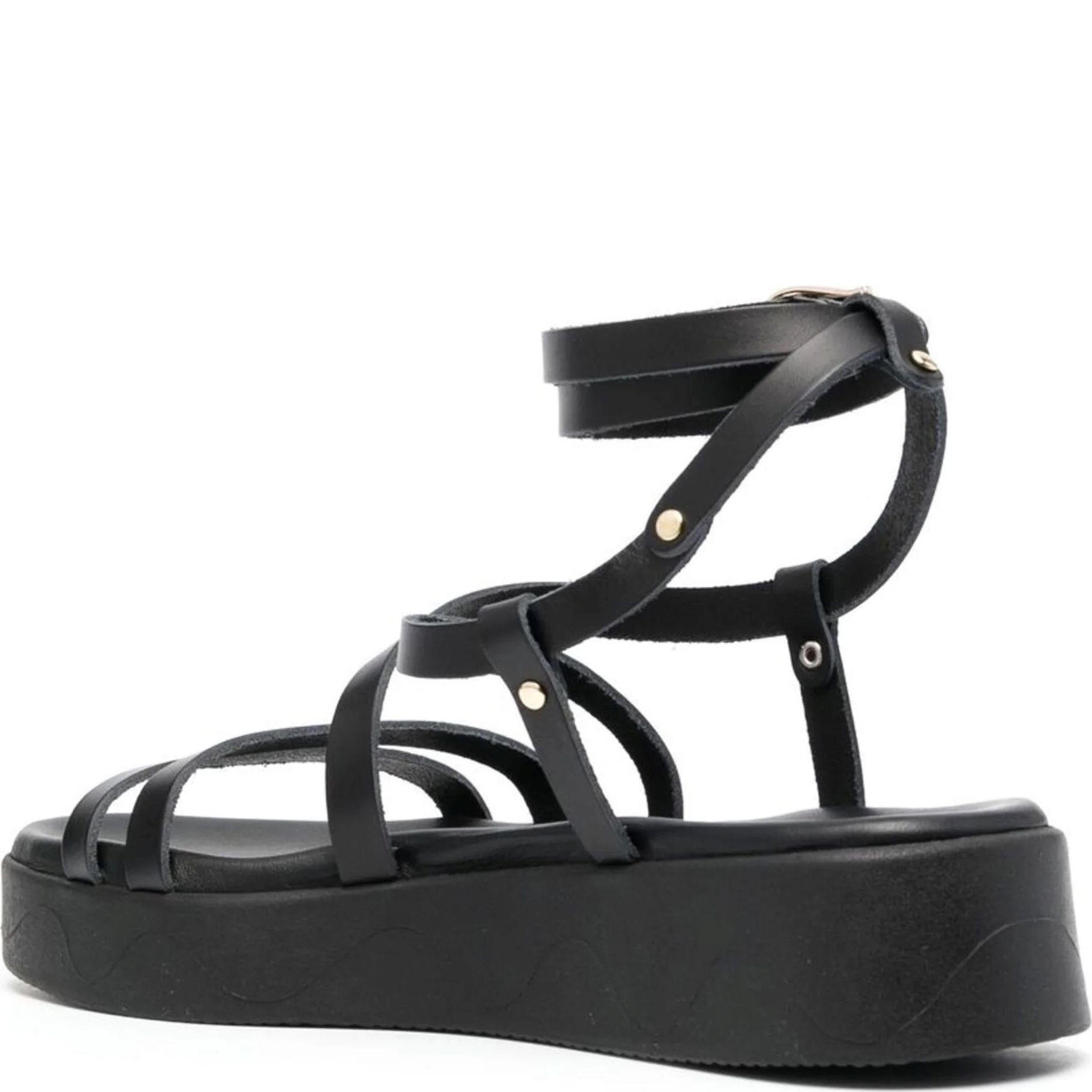 ANCIENT GREEK SANDAL Basutės moterims, Juoda, Aristea vachetta sandals 3