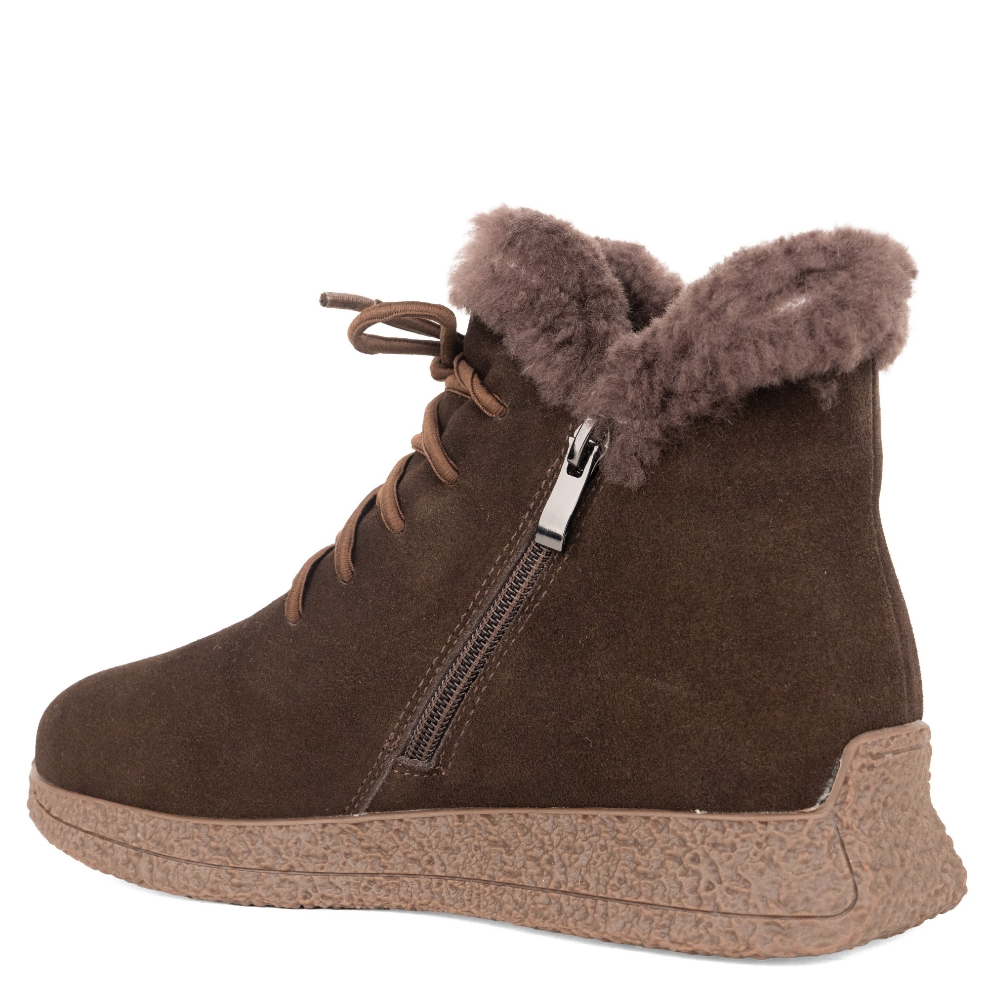 LINDA BAUMANN Pašiltinti aulinukai moterims, Ruda, Wm booties 3