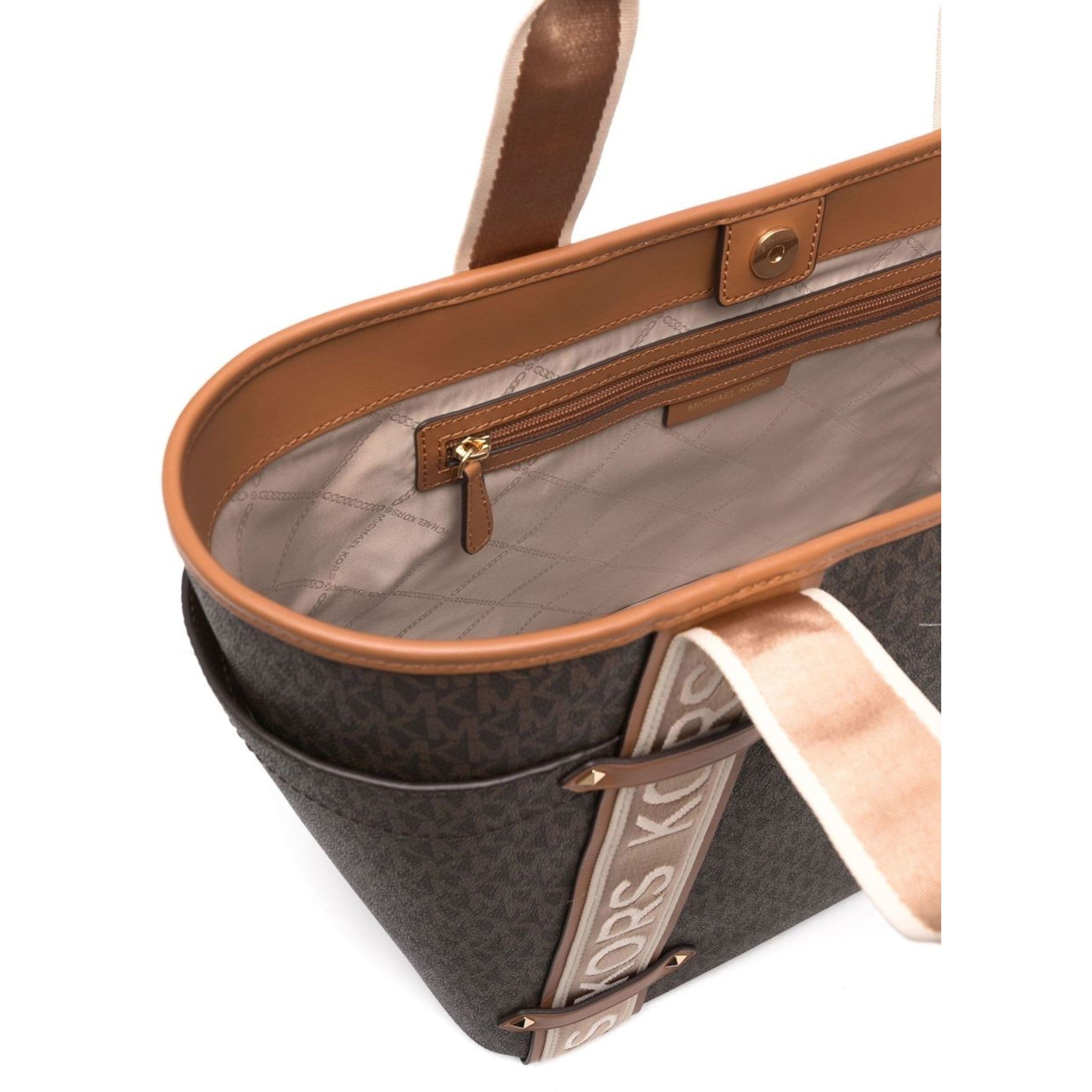 MICHAEL KORS Pirkinių krepšys moterims, Ruda, LG open tote 4