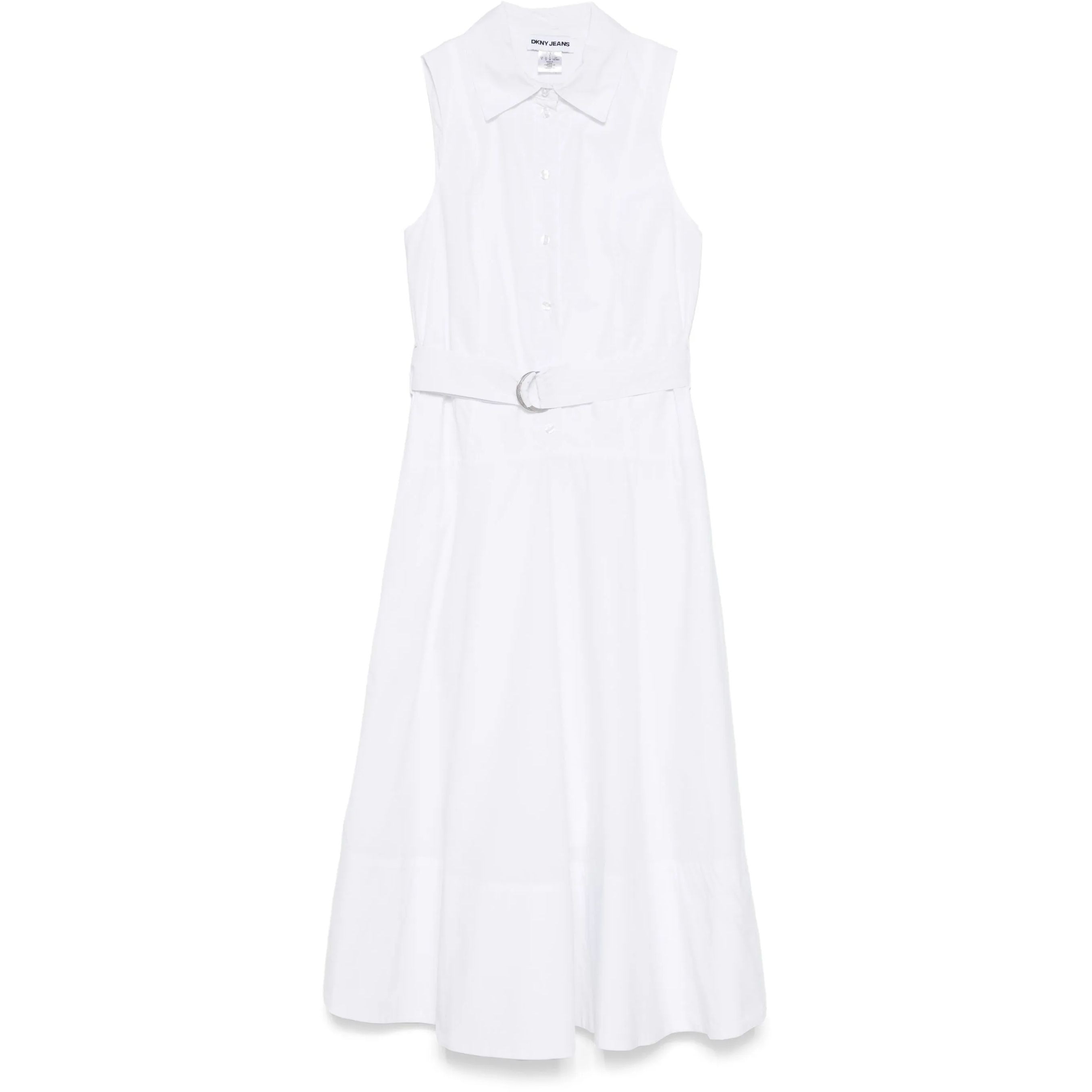 DKNY Mini suknelė moterims, Balta, Dropped waist sleeve 1