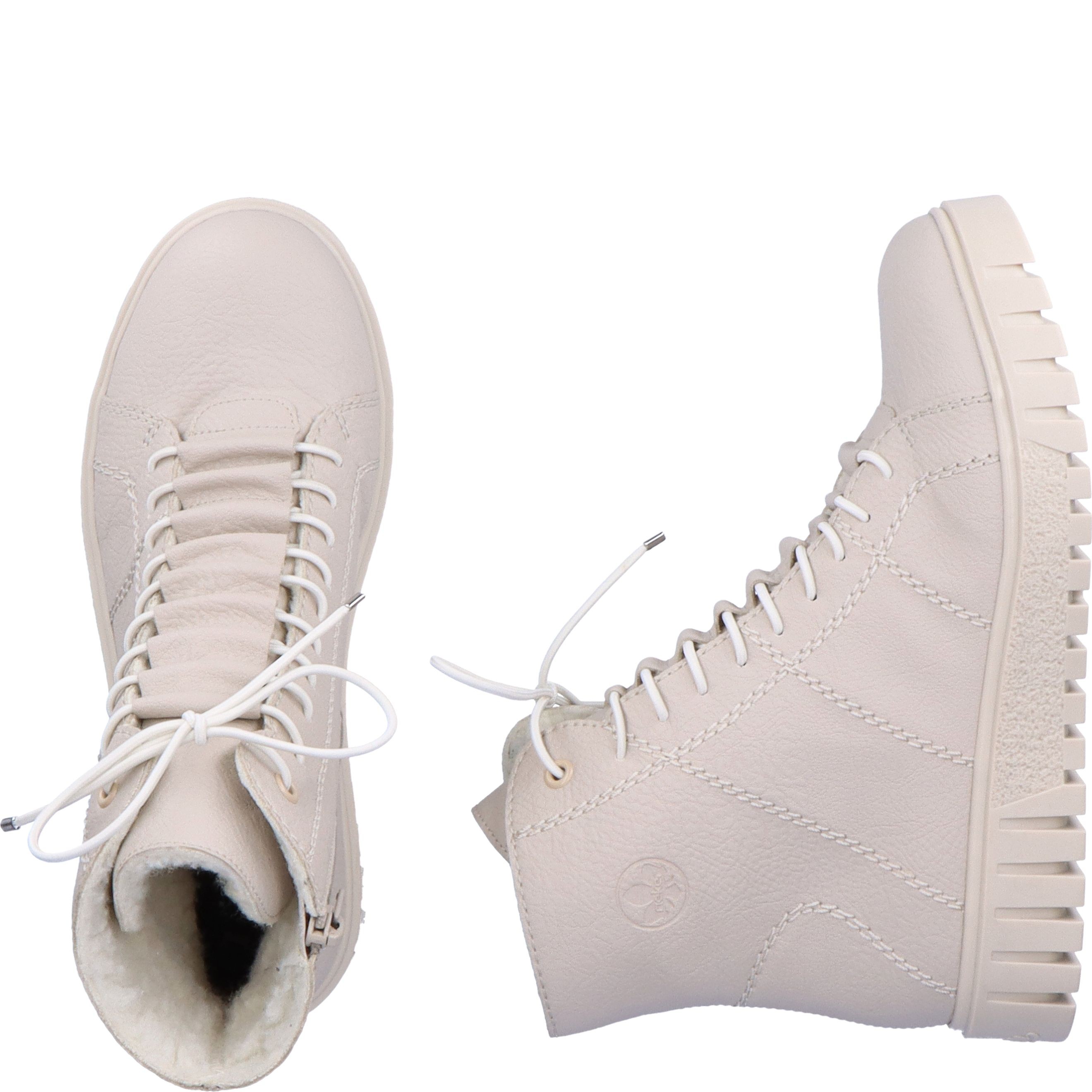 RIEKER Aulinukai moterims, Smėlio, Ladies mid height boots 11