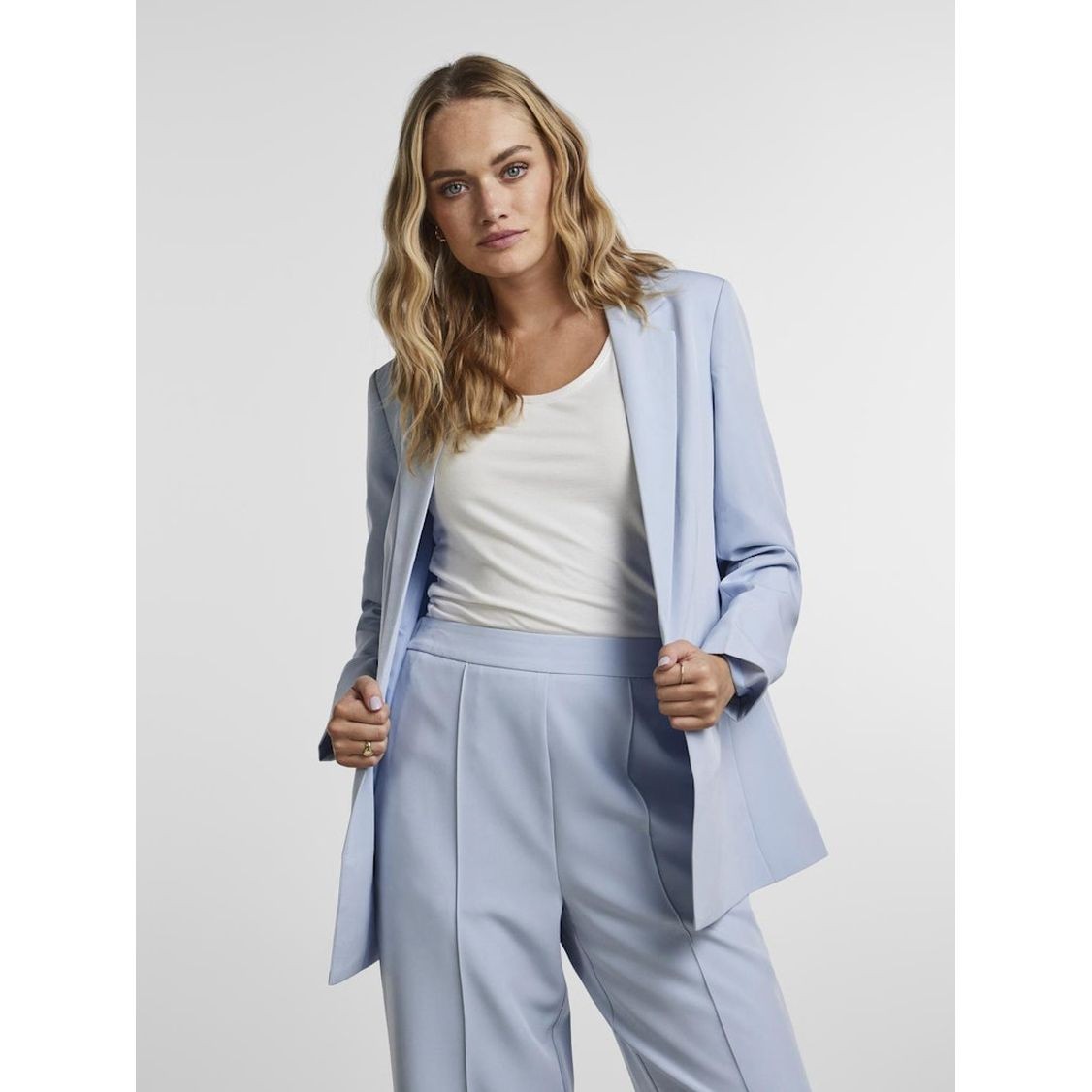 PIECES Švarkas moterims, Mėlyna, Bozzy loose blazer 4