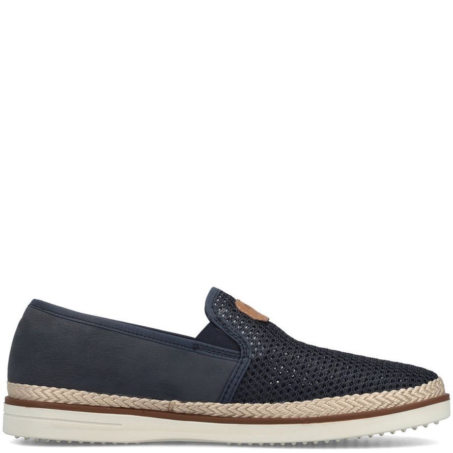 RIEKER Laisvalaikio bateliai vyrams, Mėlyna, LEISURE 12