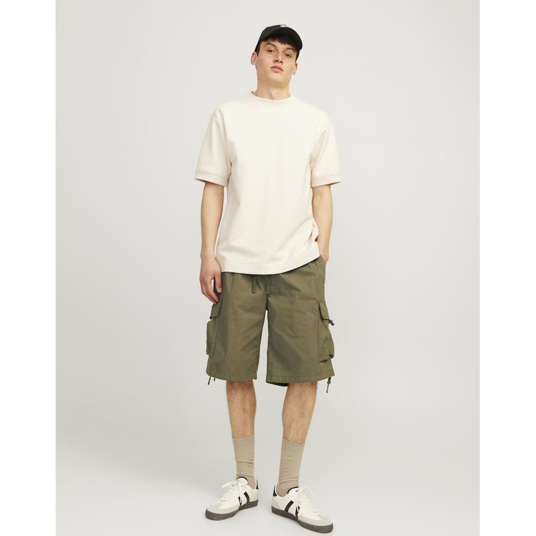 JACK & JONES Šortai vyrams, Žalia, Jpstparachute shorts 4