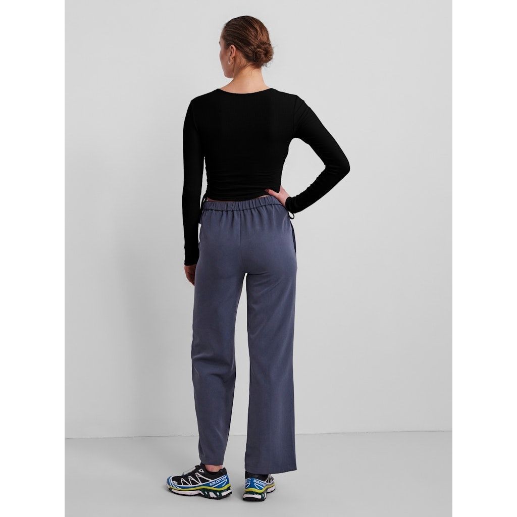 PIECES Midi suknelė moterims, Juoda, PCHAZEL LS CROP TOP B 4