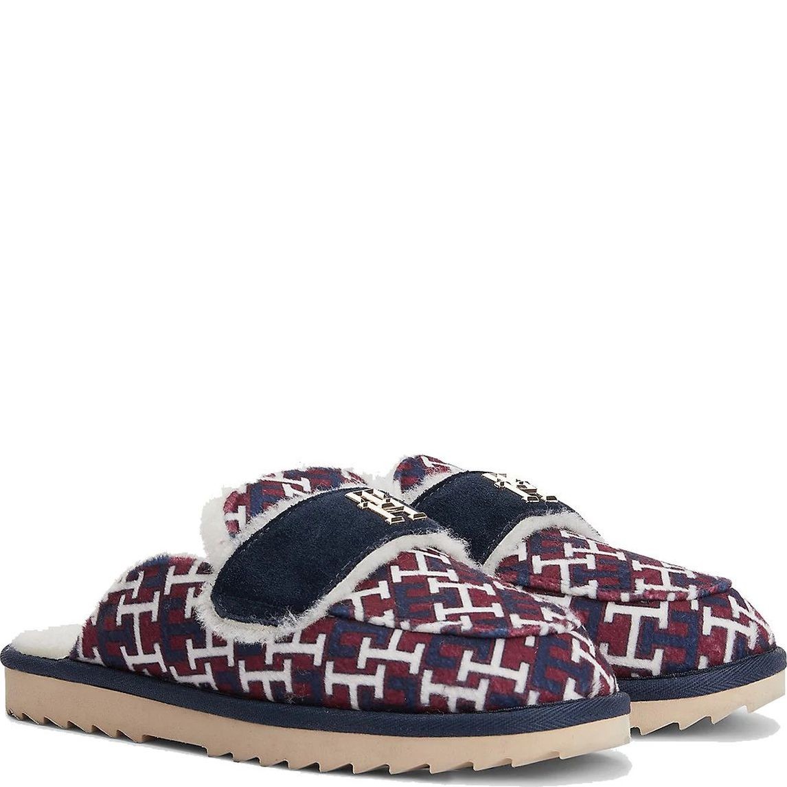 TOMMY HILFIGER Namų šlepetės moterims, Marga, LOAFER MULE SLIPPERGRAM 1
