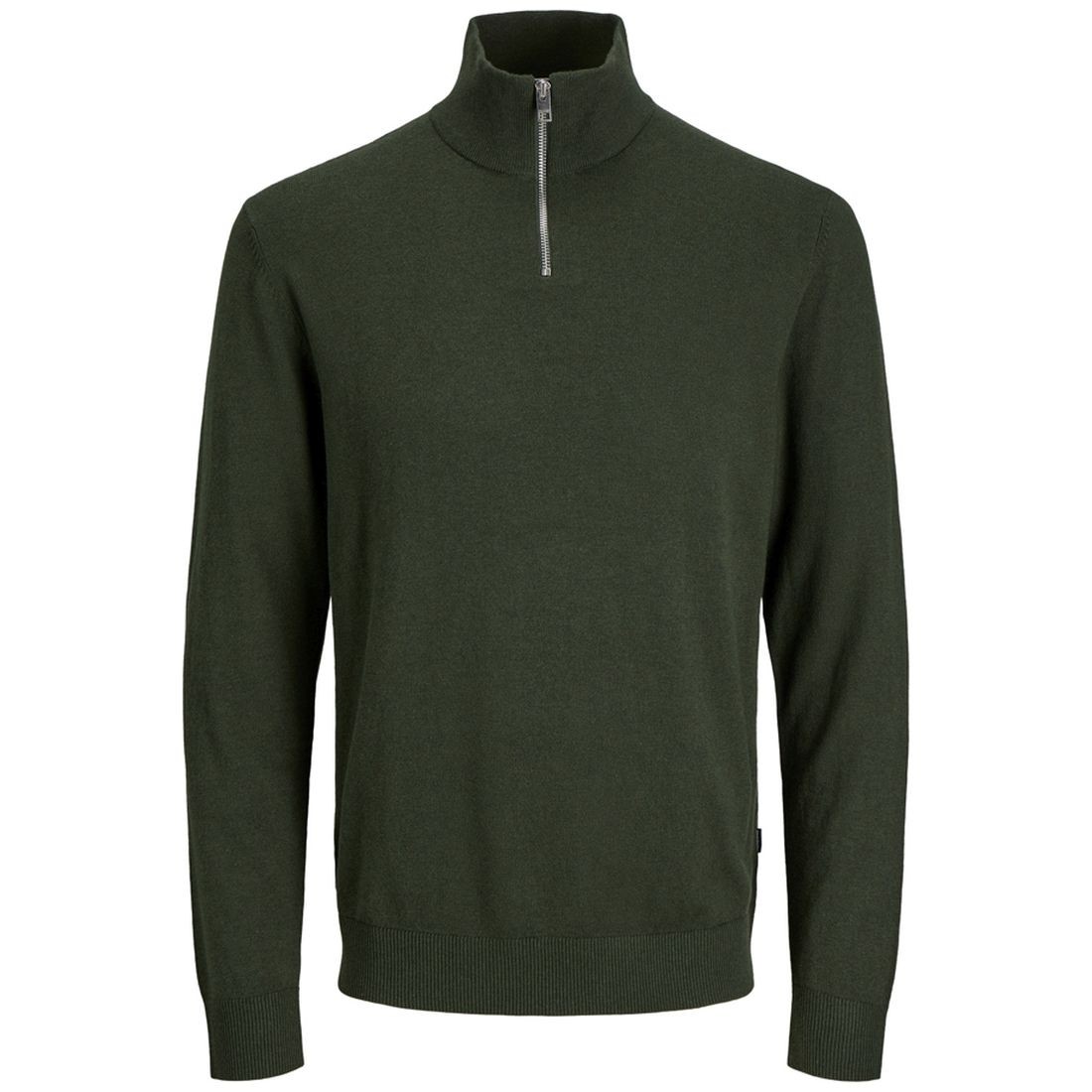 JACK & JONES Megztinis vyrams, Chaki, Emil knit half zip