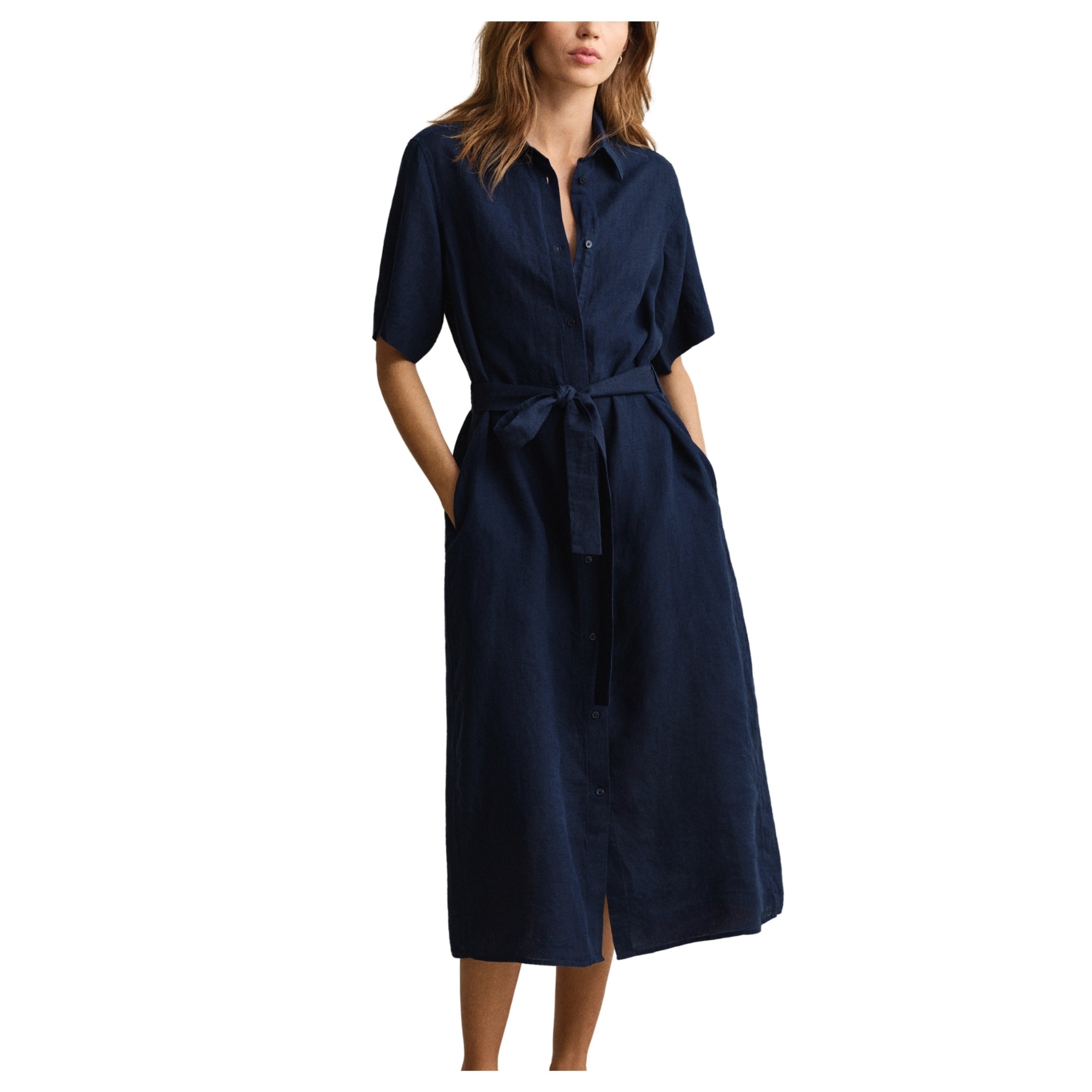 GANT Midi suknelė moterims, Mėlyna, 4503495-433 Midi dress 2