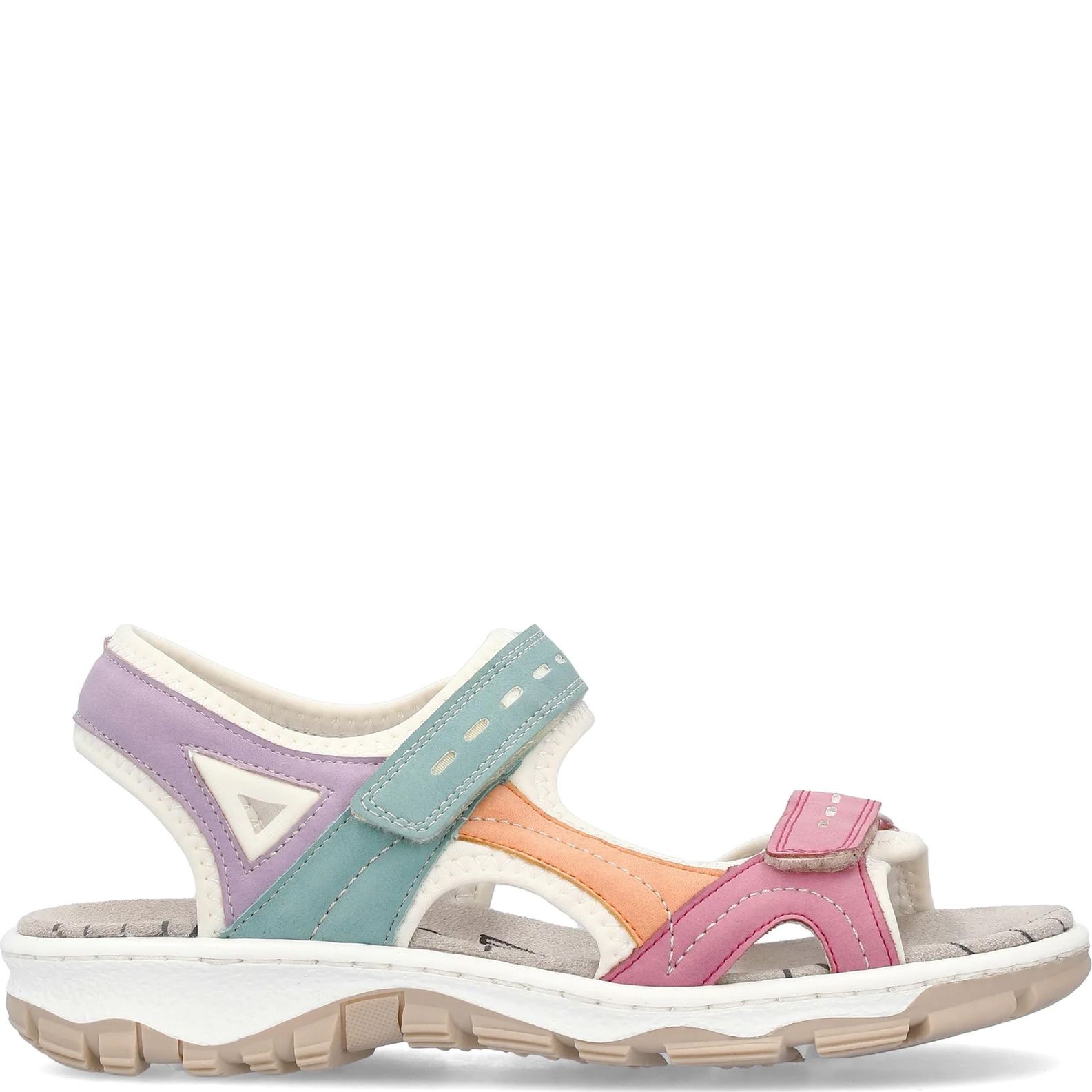 RIEKER Basutės moterims, Marga, SANDALS 2