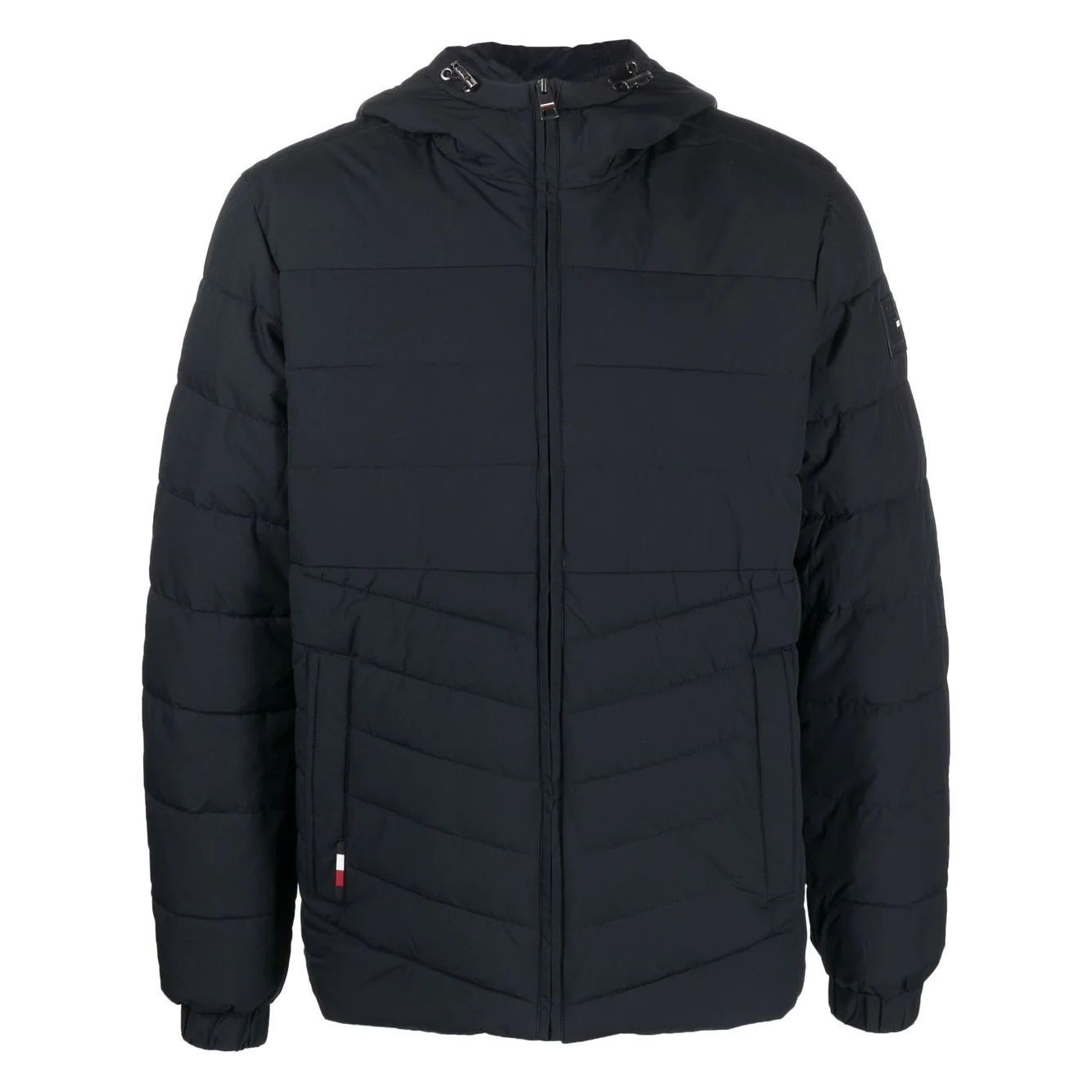 TOMMY HILFIGER Lengva striukė vyrams, Mėlyna, Branded hooded jacket 1