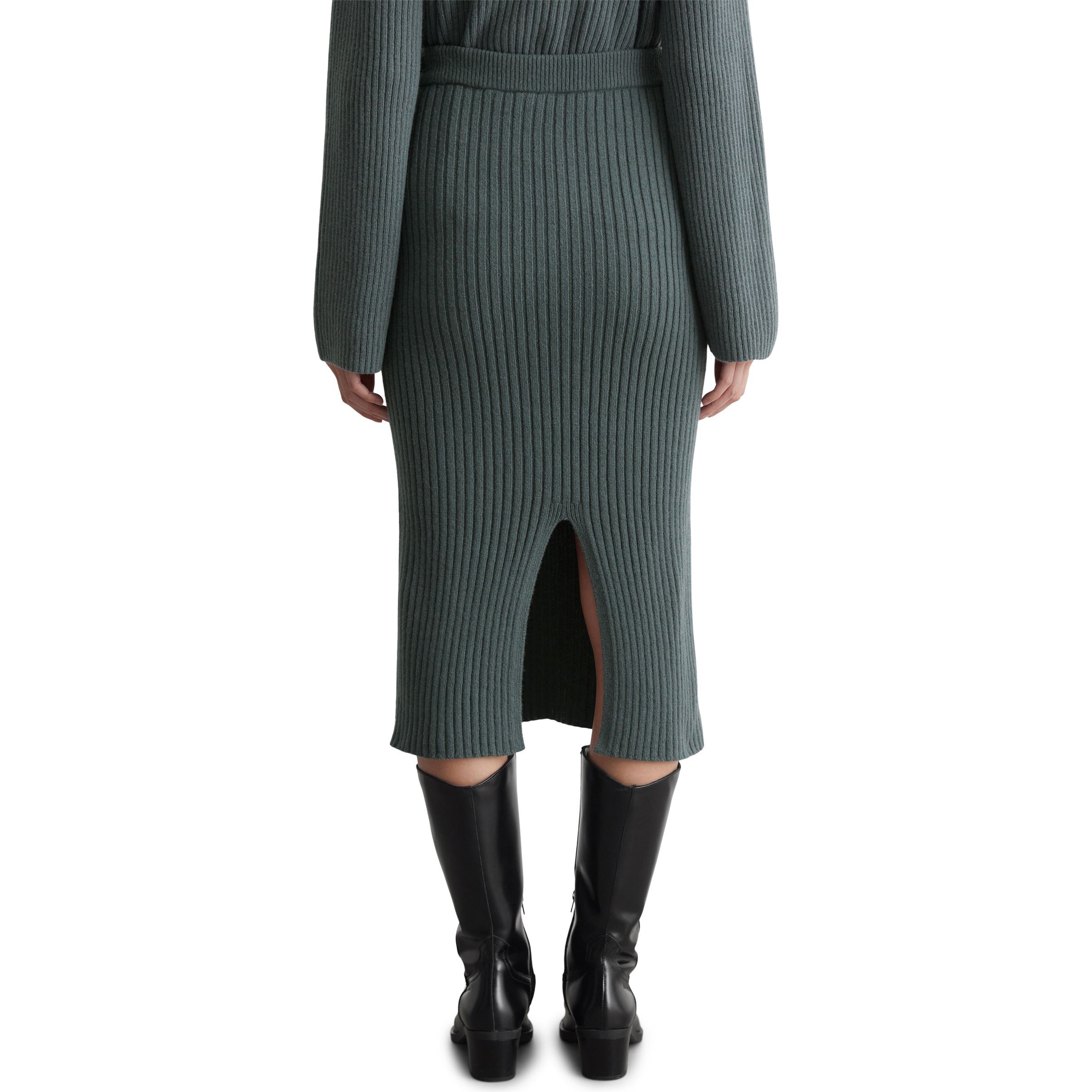 MARC O'POLO Midi sijonas moterims, Žalia, Midi skirt 410621166015 3