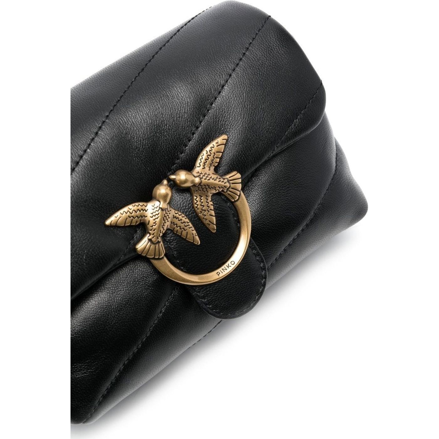 PINKO Rankinė per petį moterims, Juoda, Love puff classic cl sheep 3