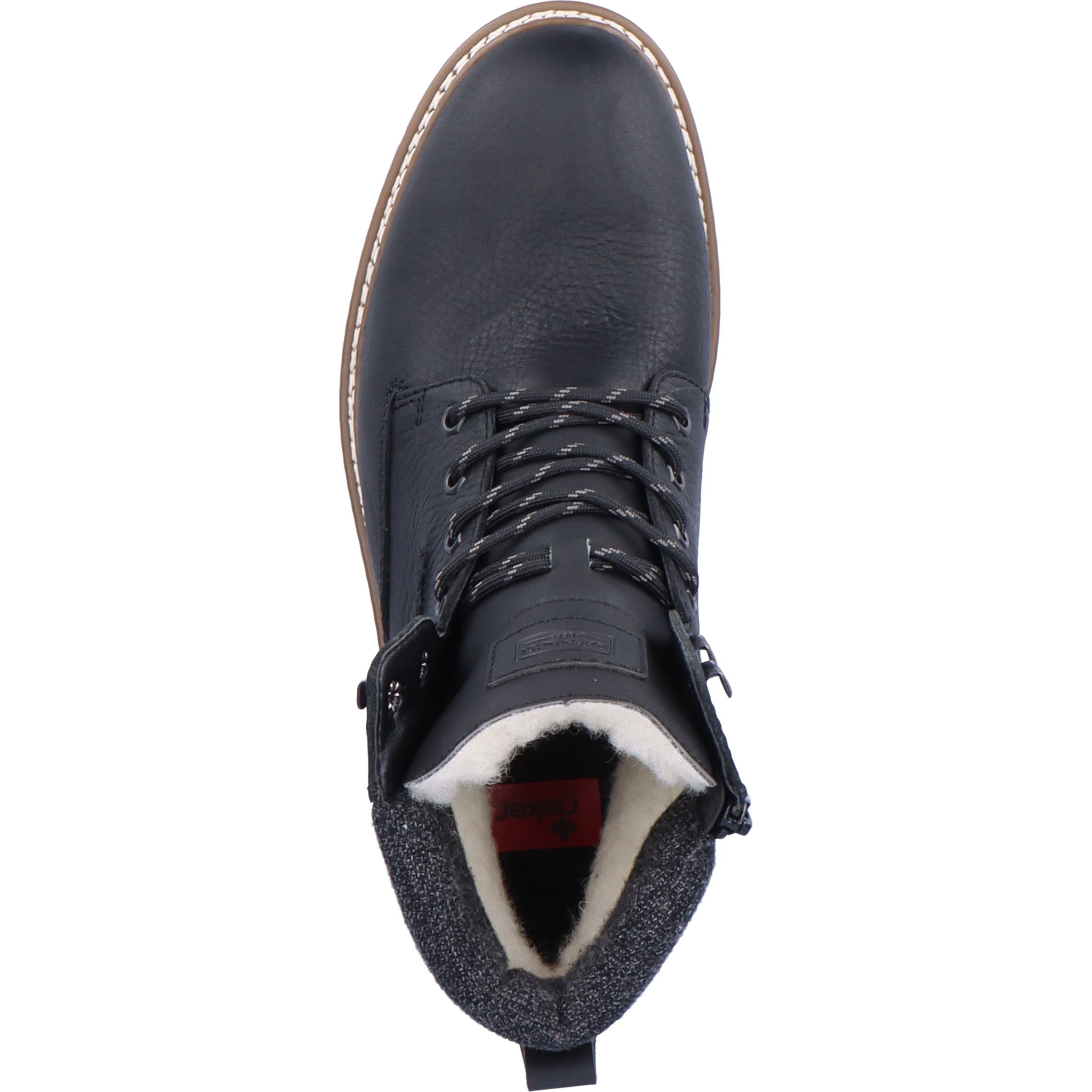 RIEKER Aulinukai vyrams, Juoda, Men's boots 7