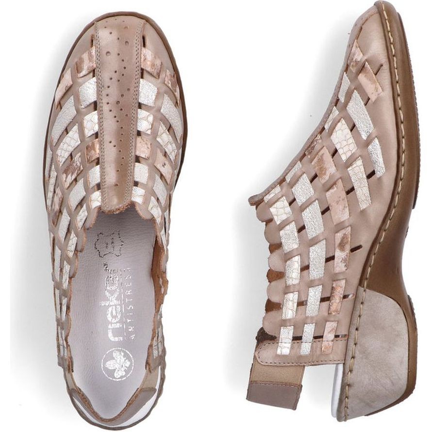 RIEKER Bateliai - moterims, Pilka 8