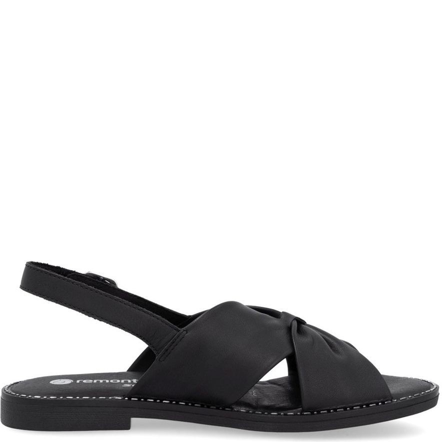 REMONTE Basutės moterims, Juoda, Sandals 5