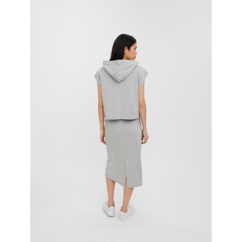 VERO MODA Megztinis moterims, Pilka, VMRENEW SL HOODIE VMA 4