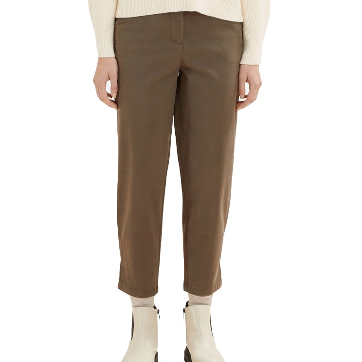 TOM TAILOR Kelnės moterims, Žalia, Kelnės 1