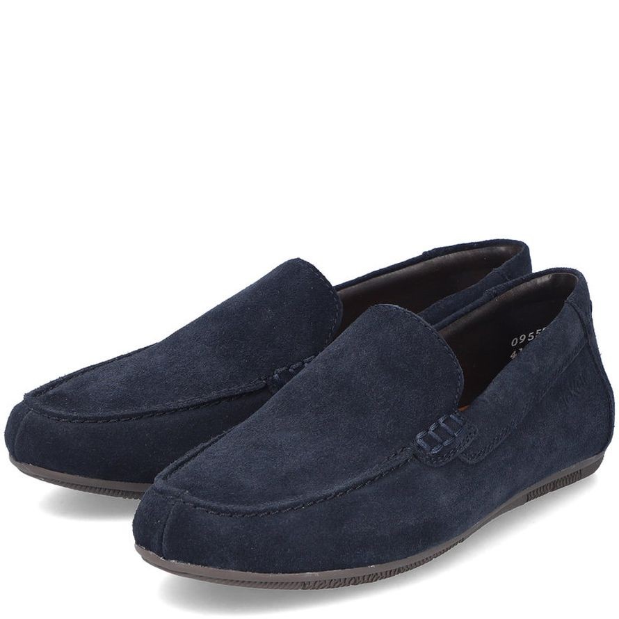 RIEKER Mokasinai vyrams, Mėlyna, MOCASINS 15