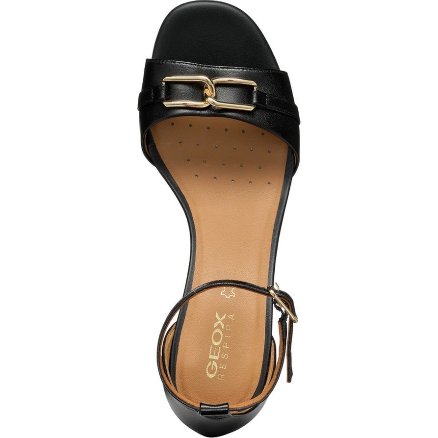 GEOX Basutės moterims, Juoda, New eraklia 80 sandals 5