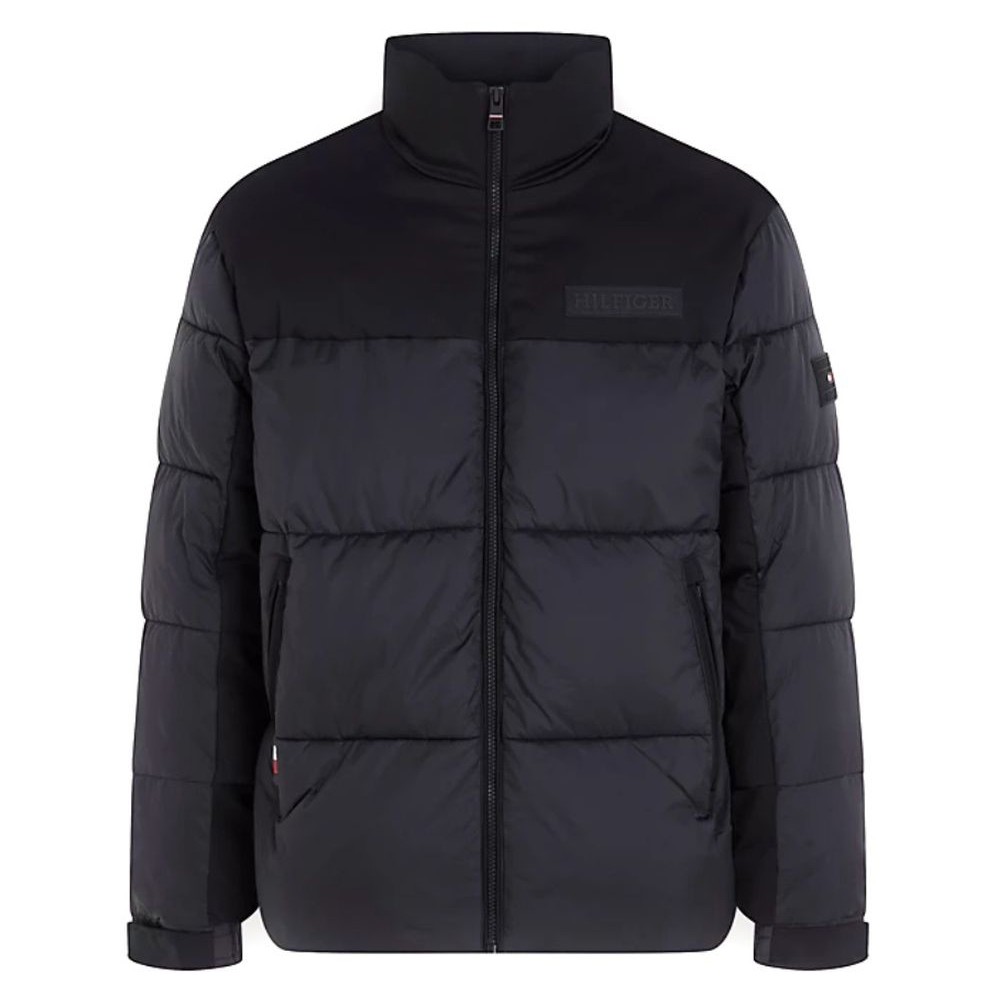 TOMMY HILFIGER Pūkinė striukė vyrams, Juoda, New york puffer jacket 1