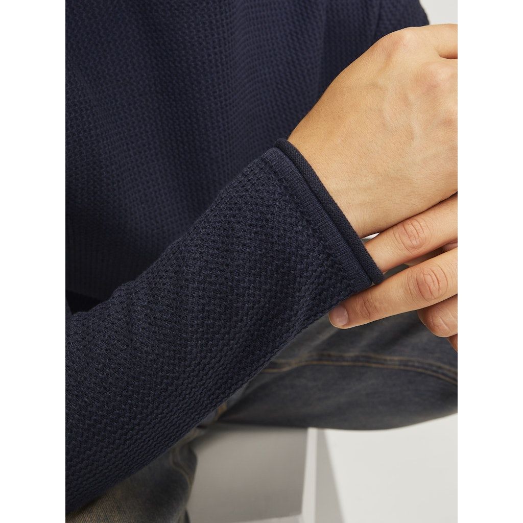 JACK & JONES Megztinis vyrams, Mėlyna, Cooper knit crew neck 6