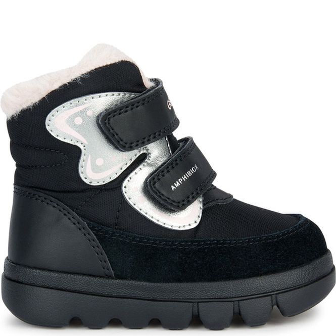 GEOX Aulinukai mergaitėms, Juoda, Willaboom booties POP 1