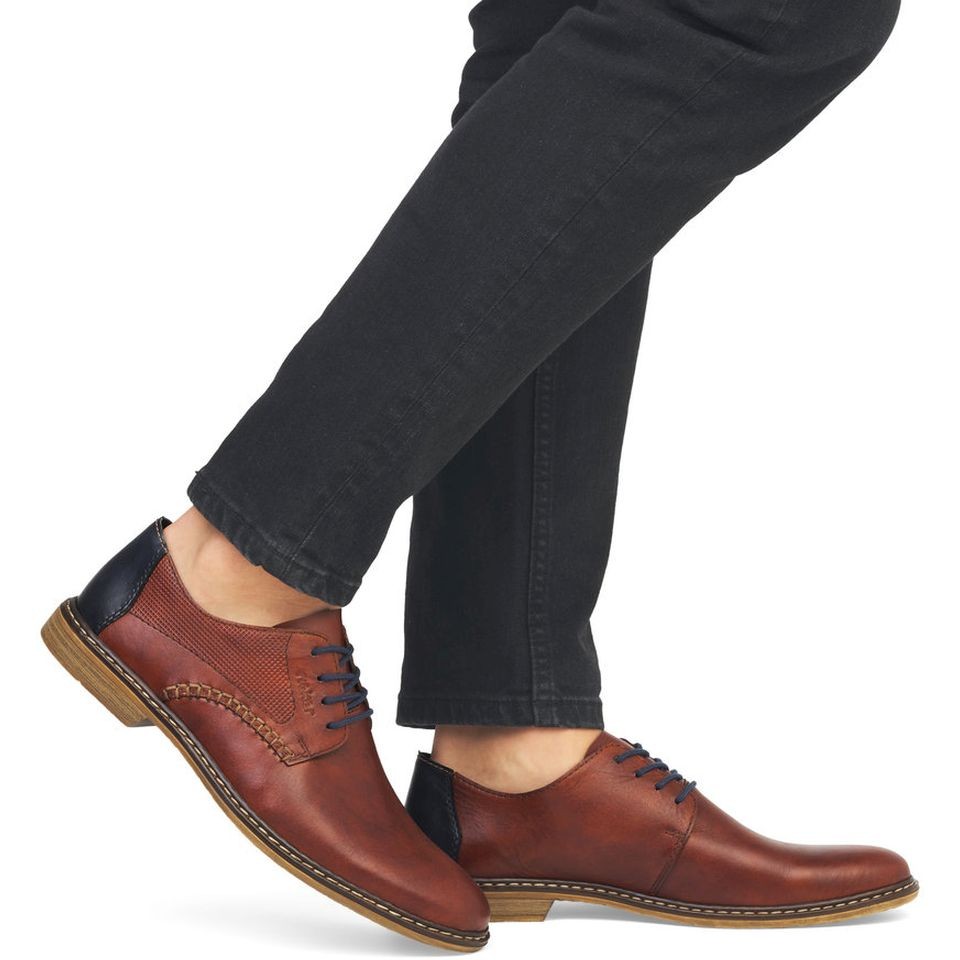 RIEKER Klasikiniai batai vyrams, Ruda, FORMAL 2