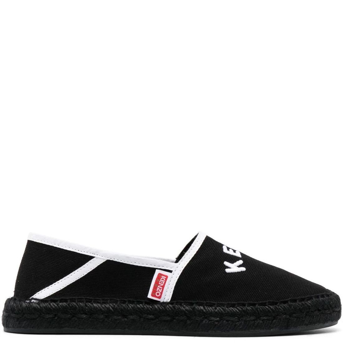 KENZO Espadrilės moterims, Juoda, Kenzo espadrille slip-on 2