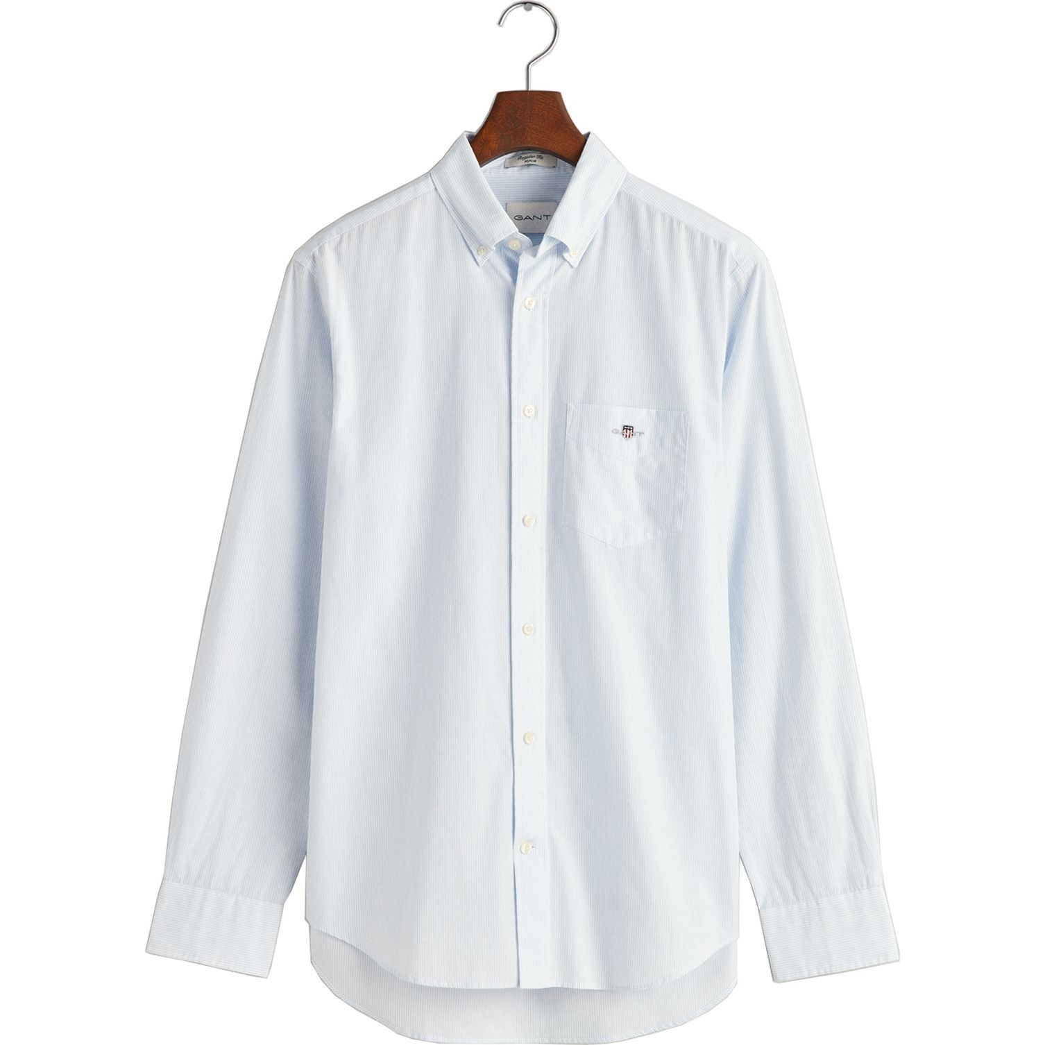 GANT Marškiniai ilgomis rankovėmis vyrams, Mėlyna, Reg classic poplin shirt 1