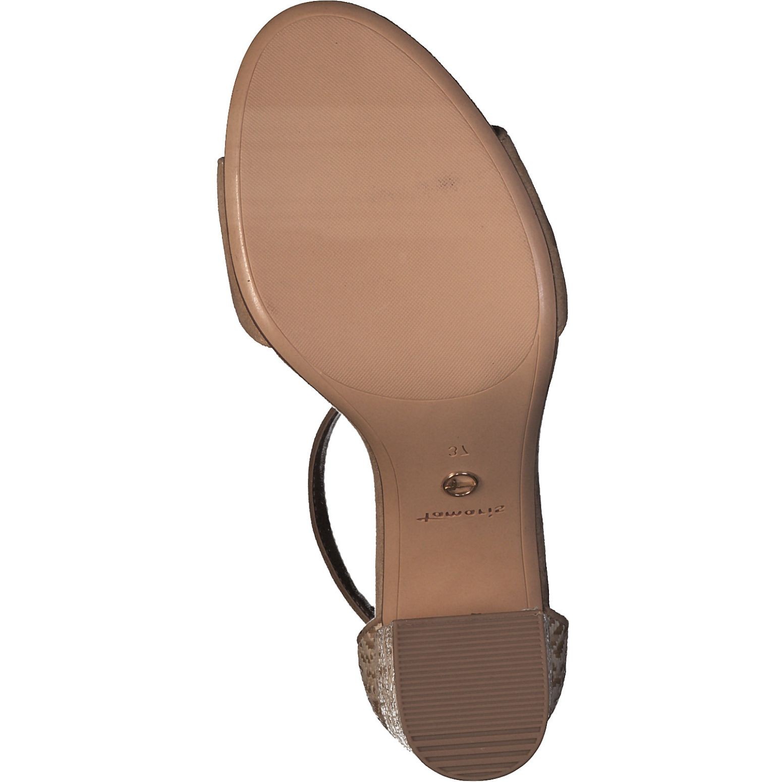 TAMARIS Basutės moterims, Smėlio, SANDALS 4