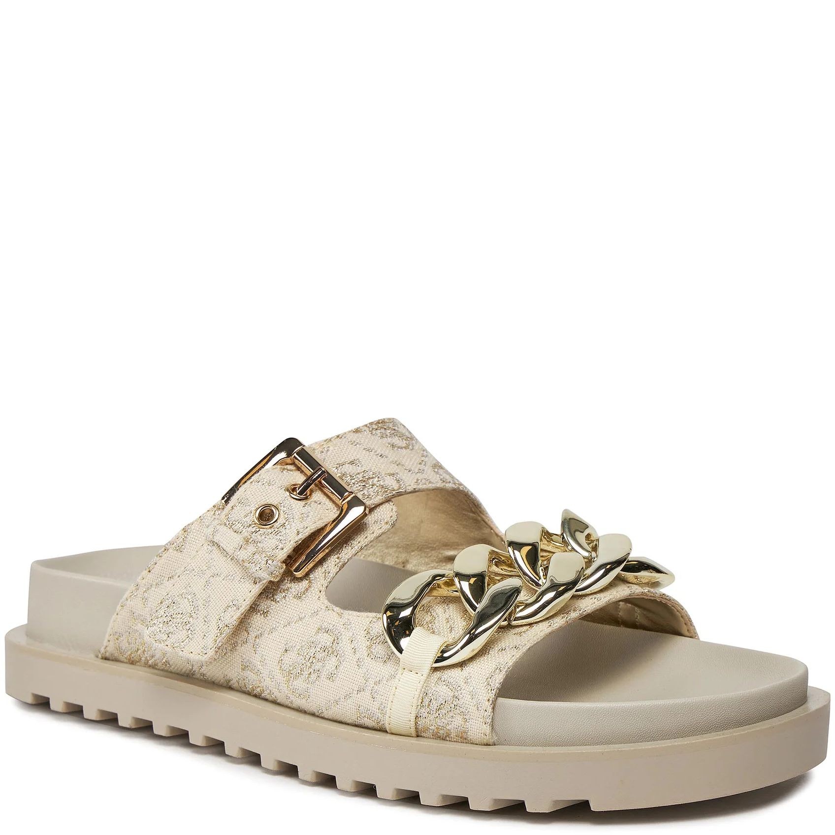 GUESS Basutės moterims, Auksinė, Fatema3 Sandals 1