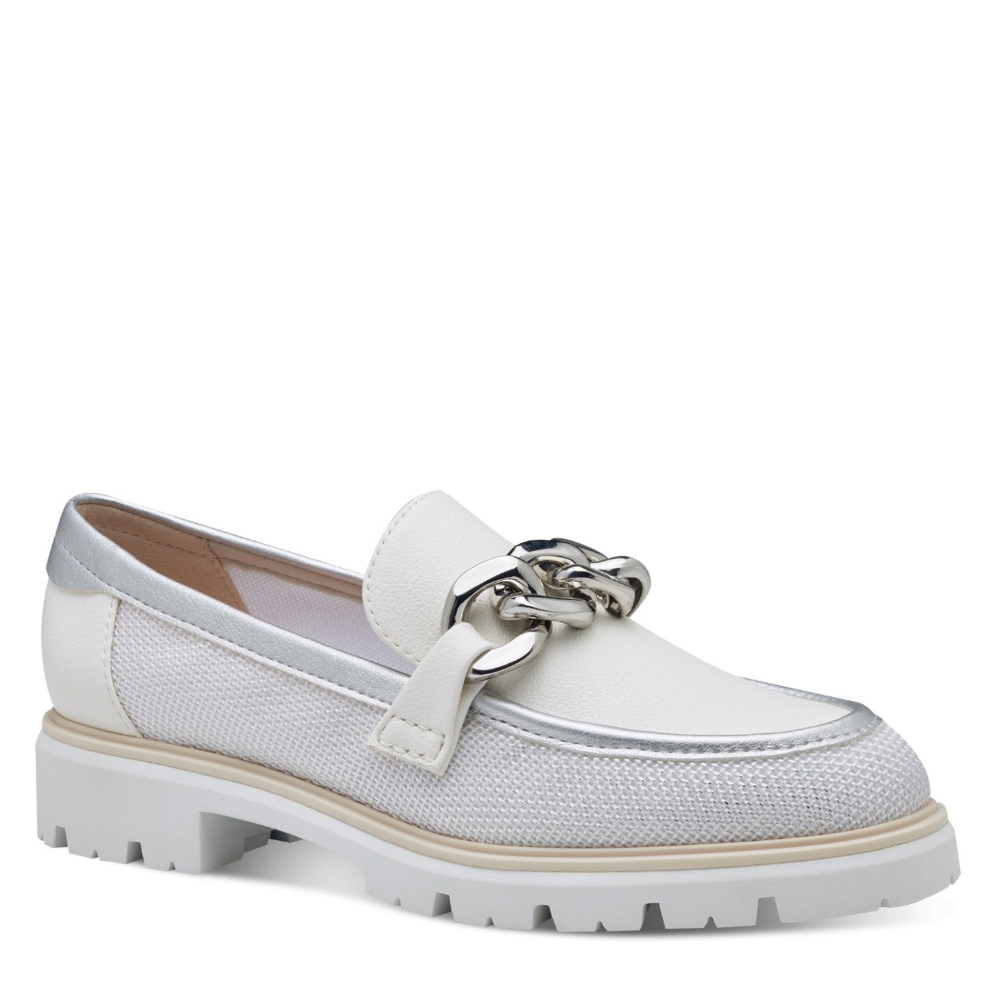 MARCO TOZZI Loaferiai moterims, Balta, Loafers 1