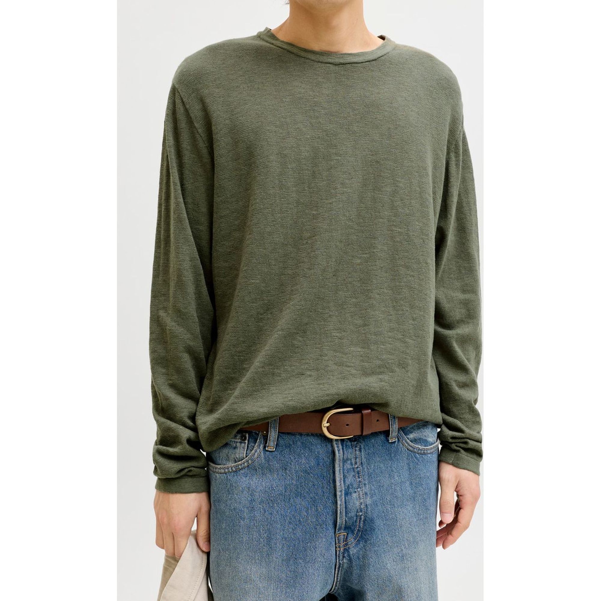 JACK & JONES Megztinis vyrams, Chaki, Summer knit 3