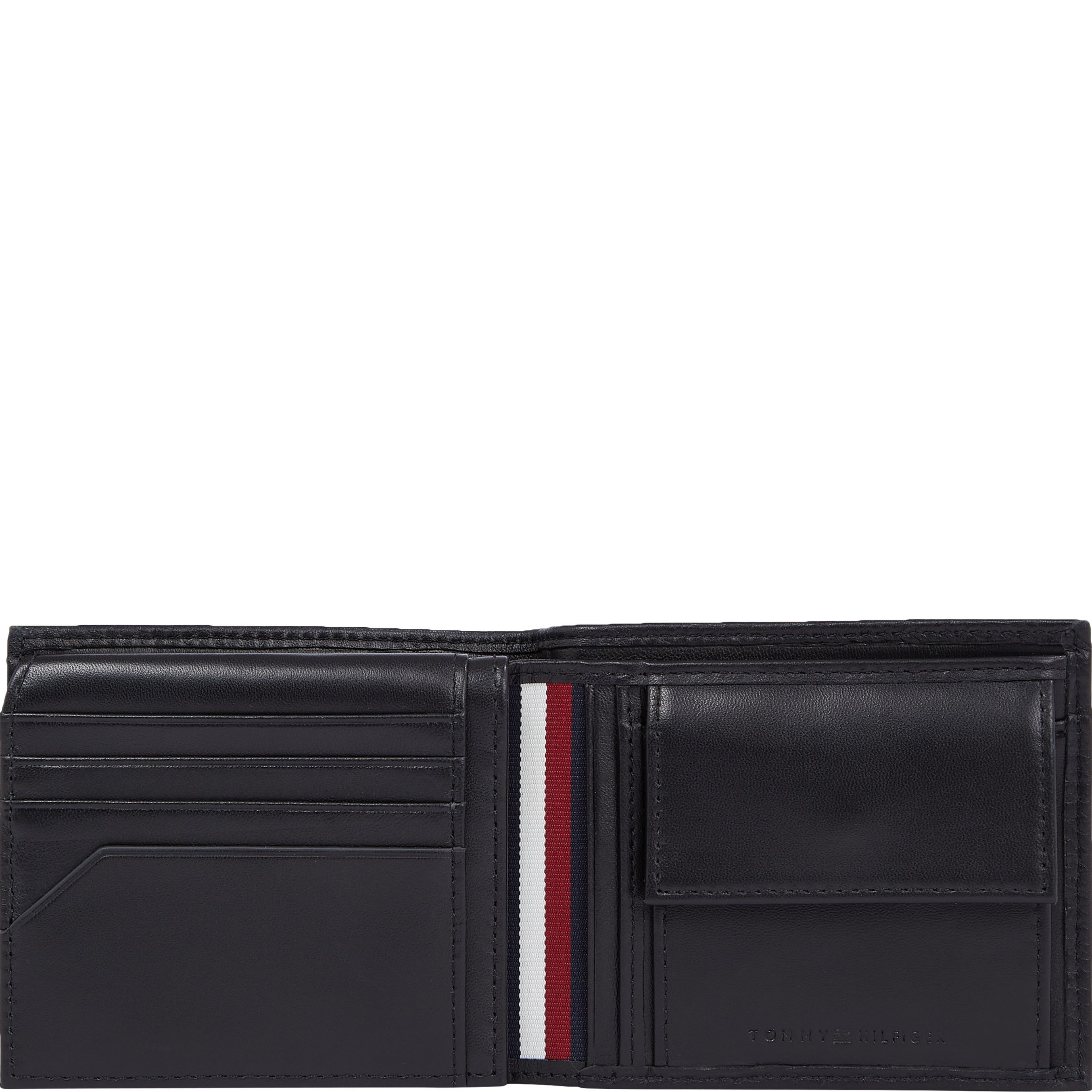 TOMMY HILFIGER Piniginė vyrams, Juoda, Premium cc flap coin wallet 3