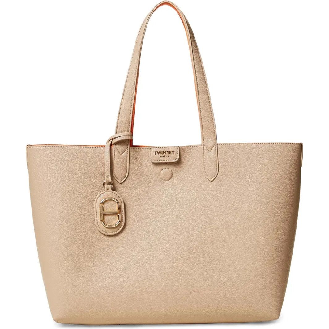 TWINSET Pirkinių krepšys moterims, Mėlyna, Everywhere tote bag 1