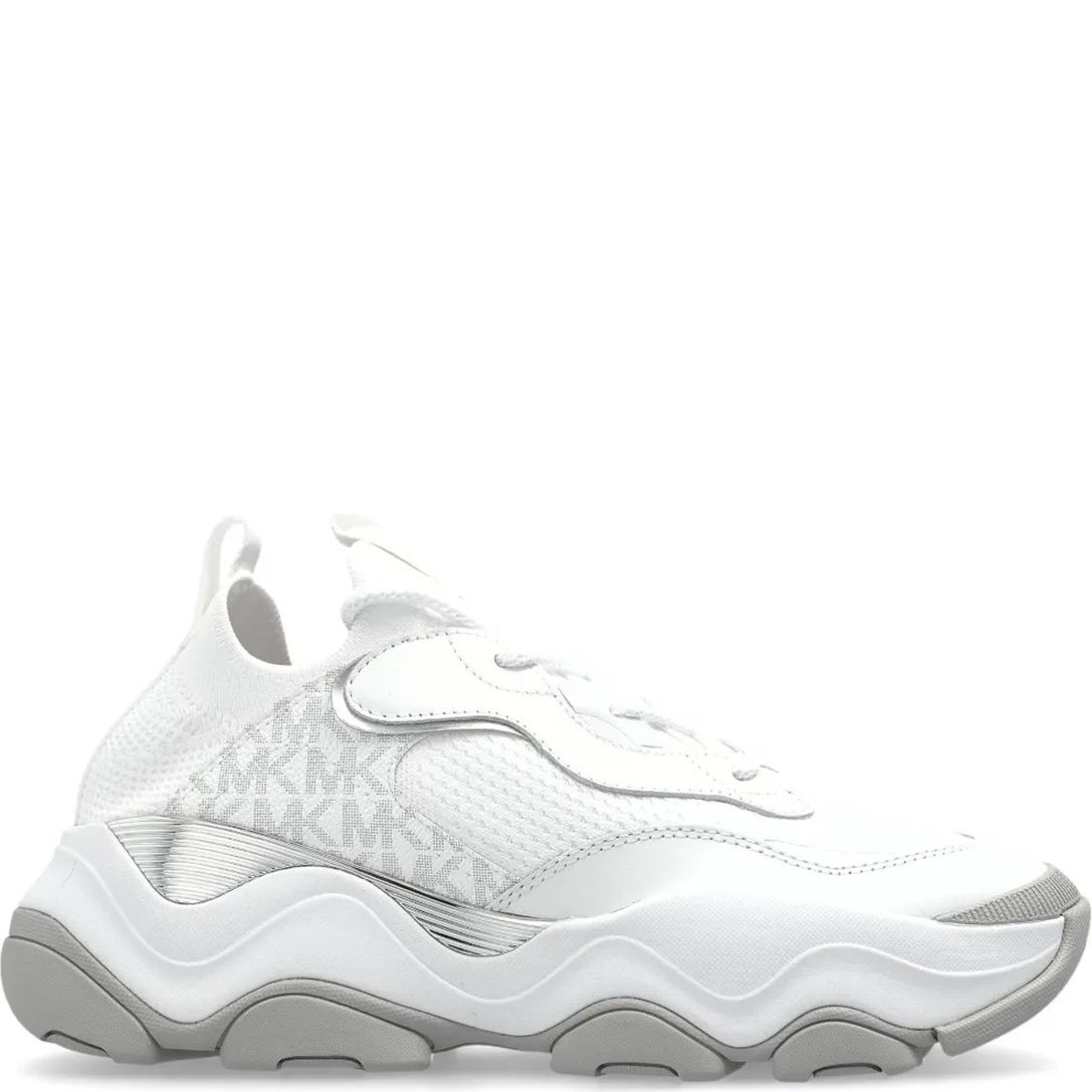 MICHAEL KORS Laisvalaikio bateliai moterims, Balta, Atlas knit trainer 1