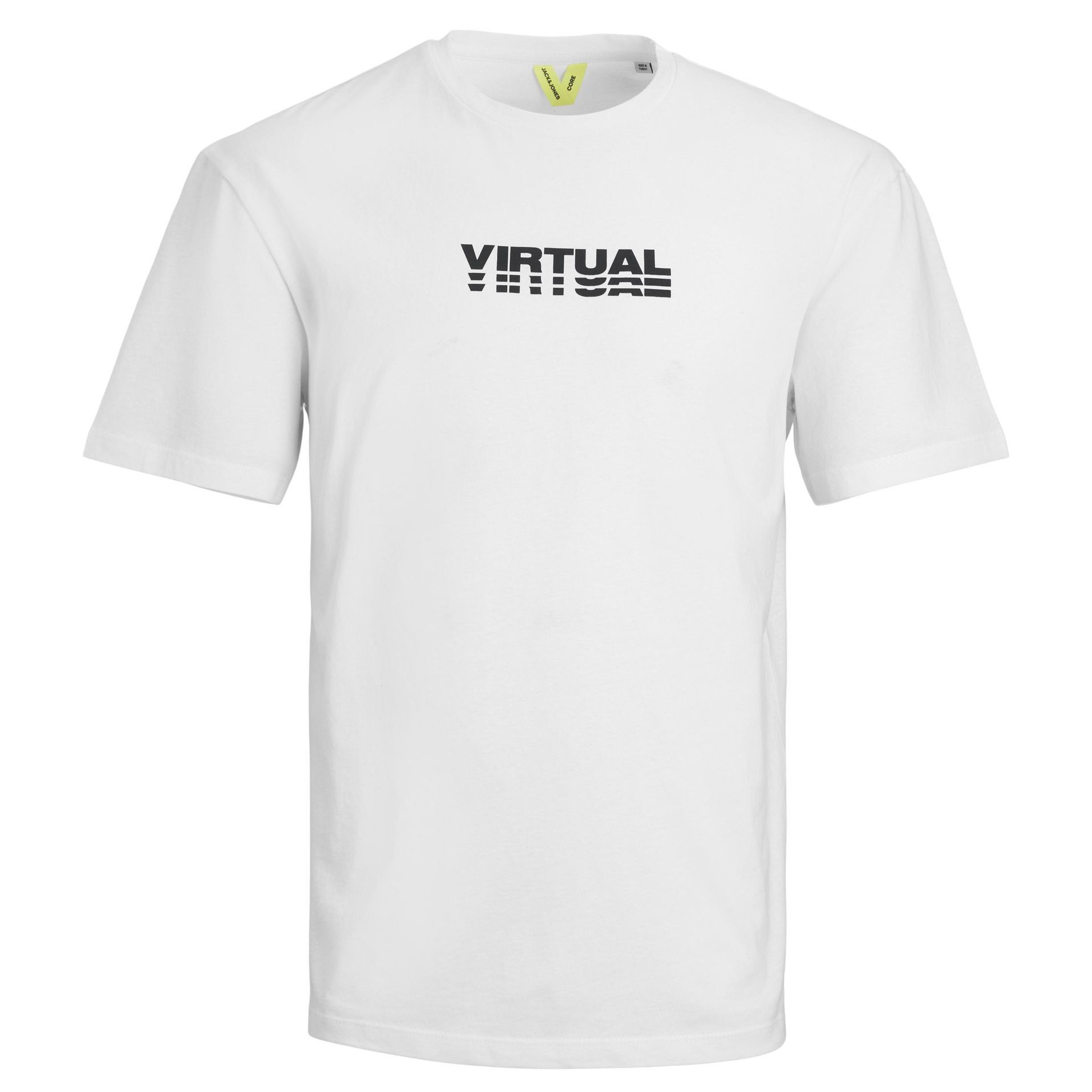 JACK & JONES T-särgid vyrams, Valge, JCODIGIT TEE SS 1